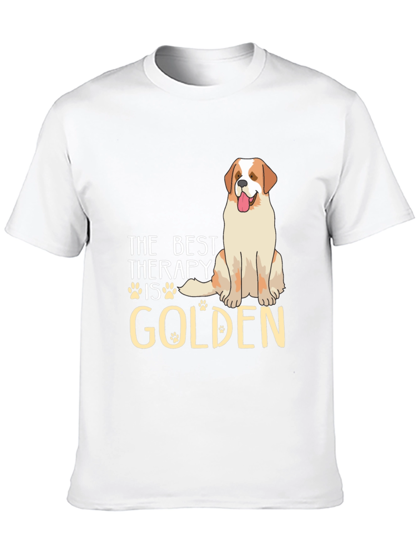 Golden Therapy T-Shirt - Dog Lover Apparel