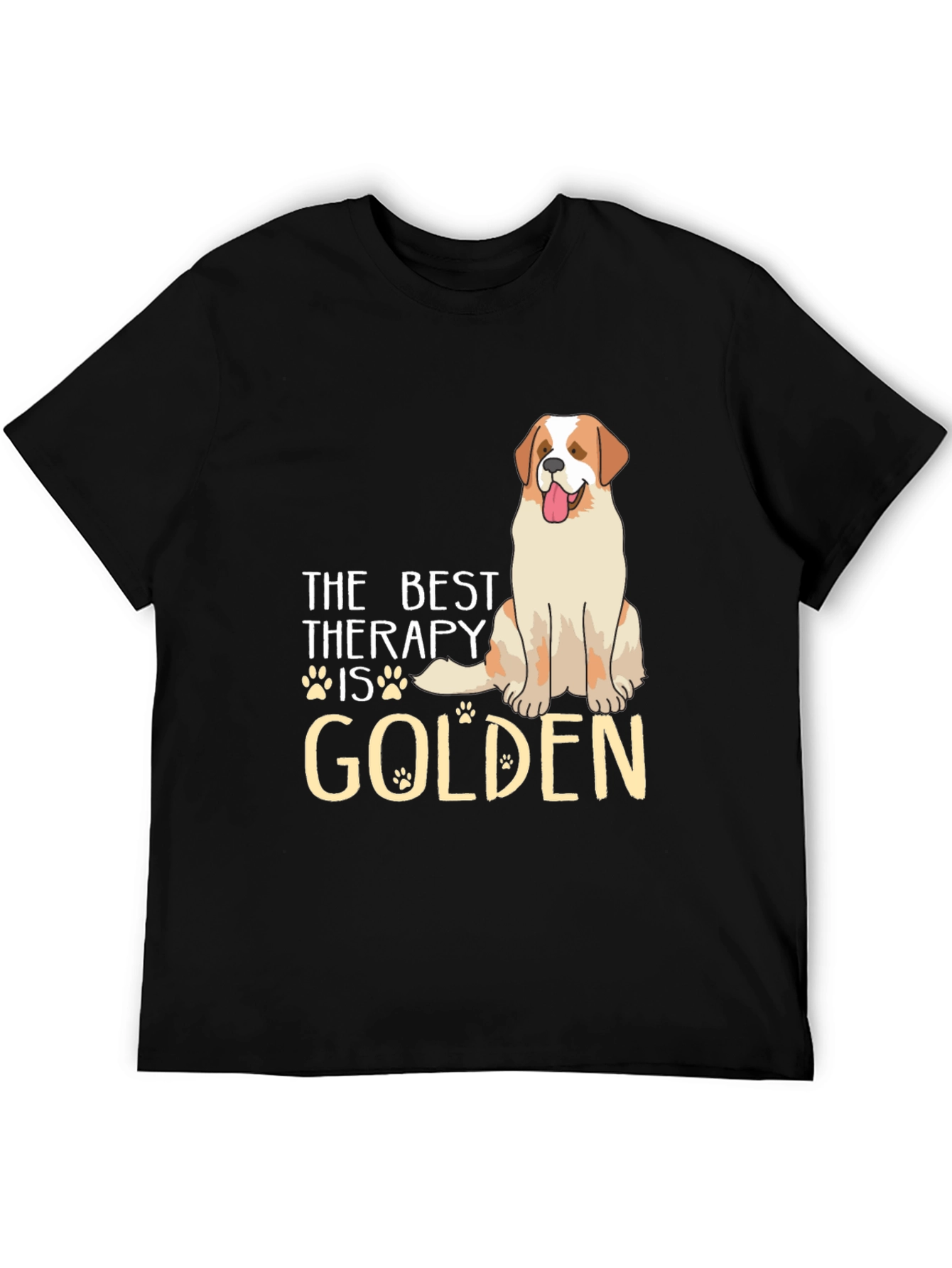 Golden Therapy T-Shirt - Dog Lover Apparel
