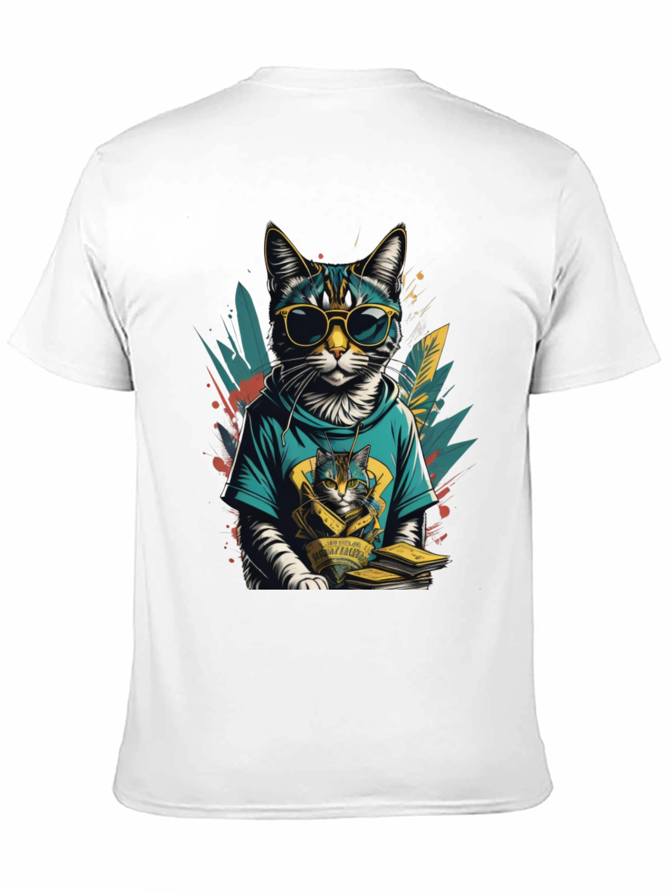 Cool Cat Graphic Tee - Stylish & Unique