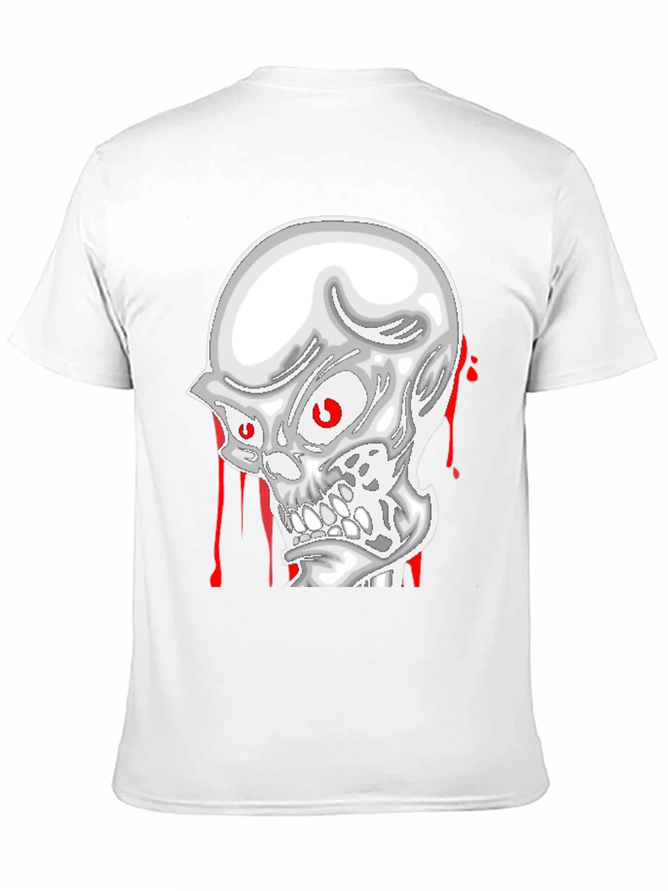 Skull Graphic Tee - Mens Black Cotton T-Shirt