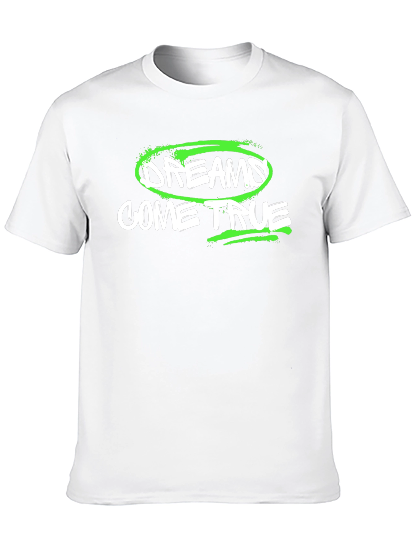 Dreams Come True Graphic Tee - Black Cotton T-Shirt