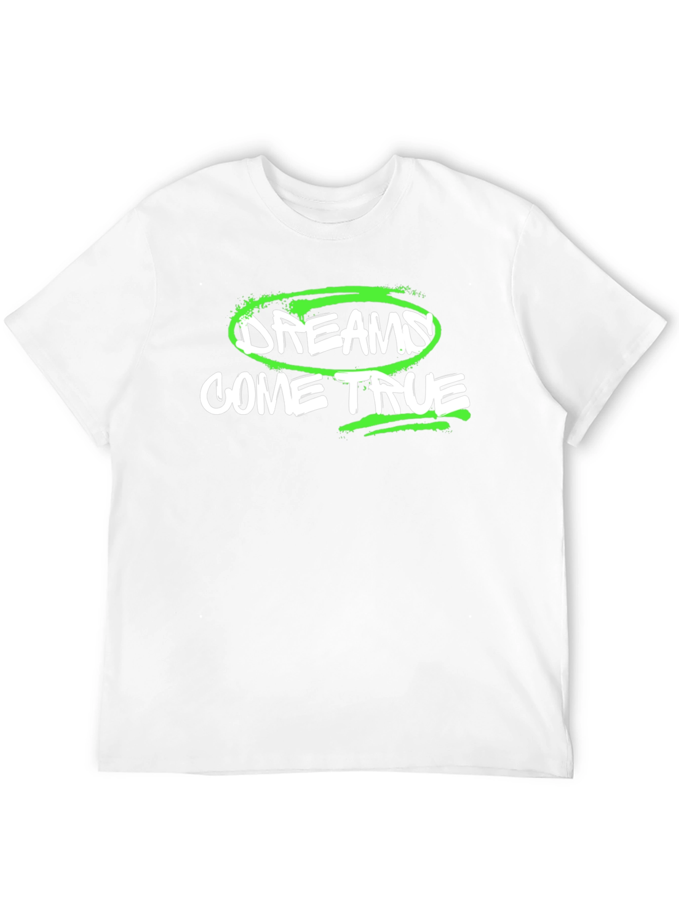 Dreams Come True Graphic Tee - Black Cotton T-Shirt