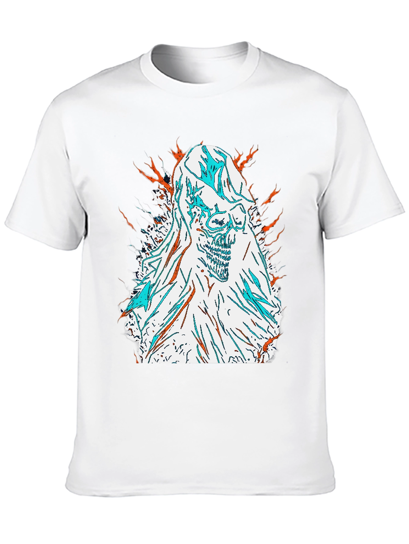 Skull Graphic Tee - Edgy Style