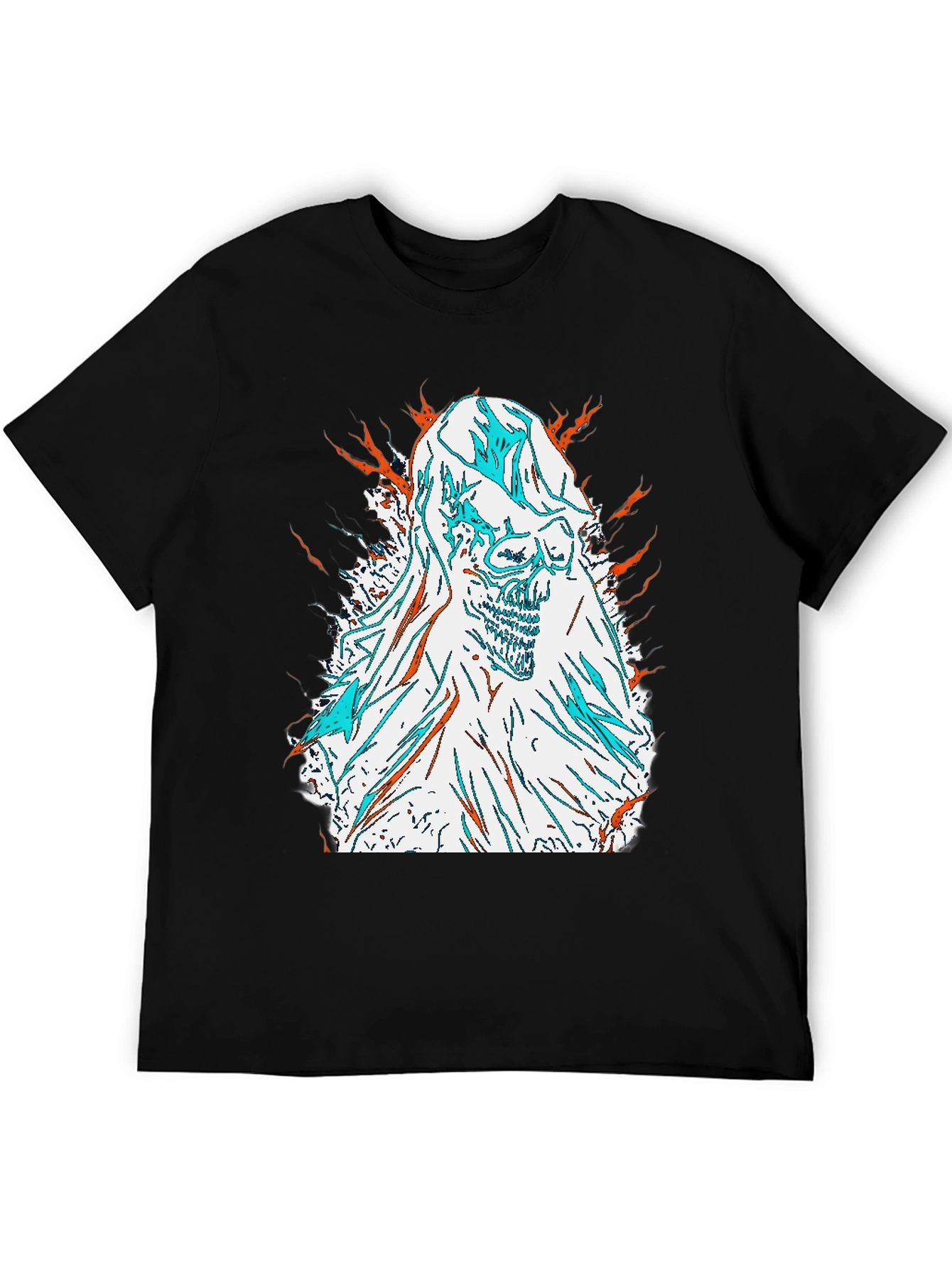 Skull Graphic Tee - Edgy Style