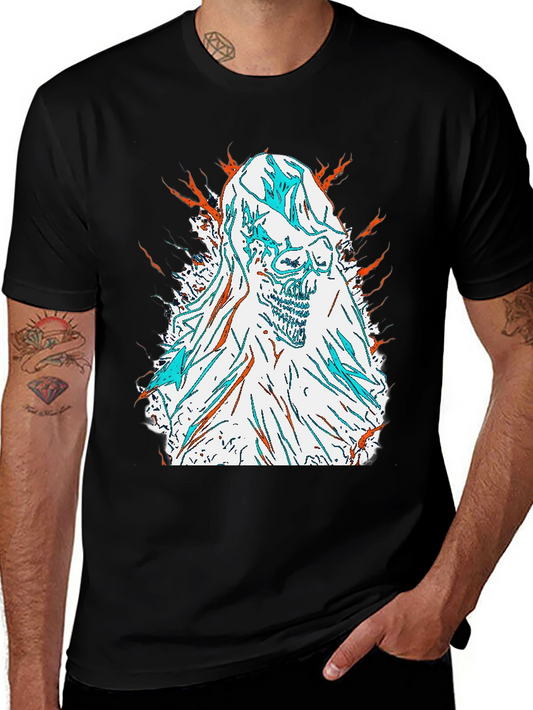Skull Graphic Tee - Edgy Style