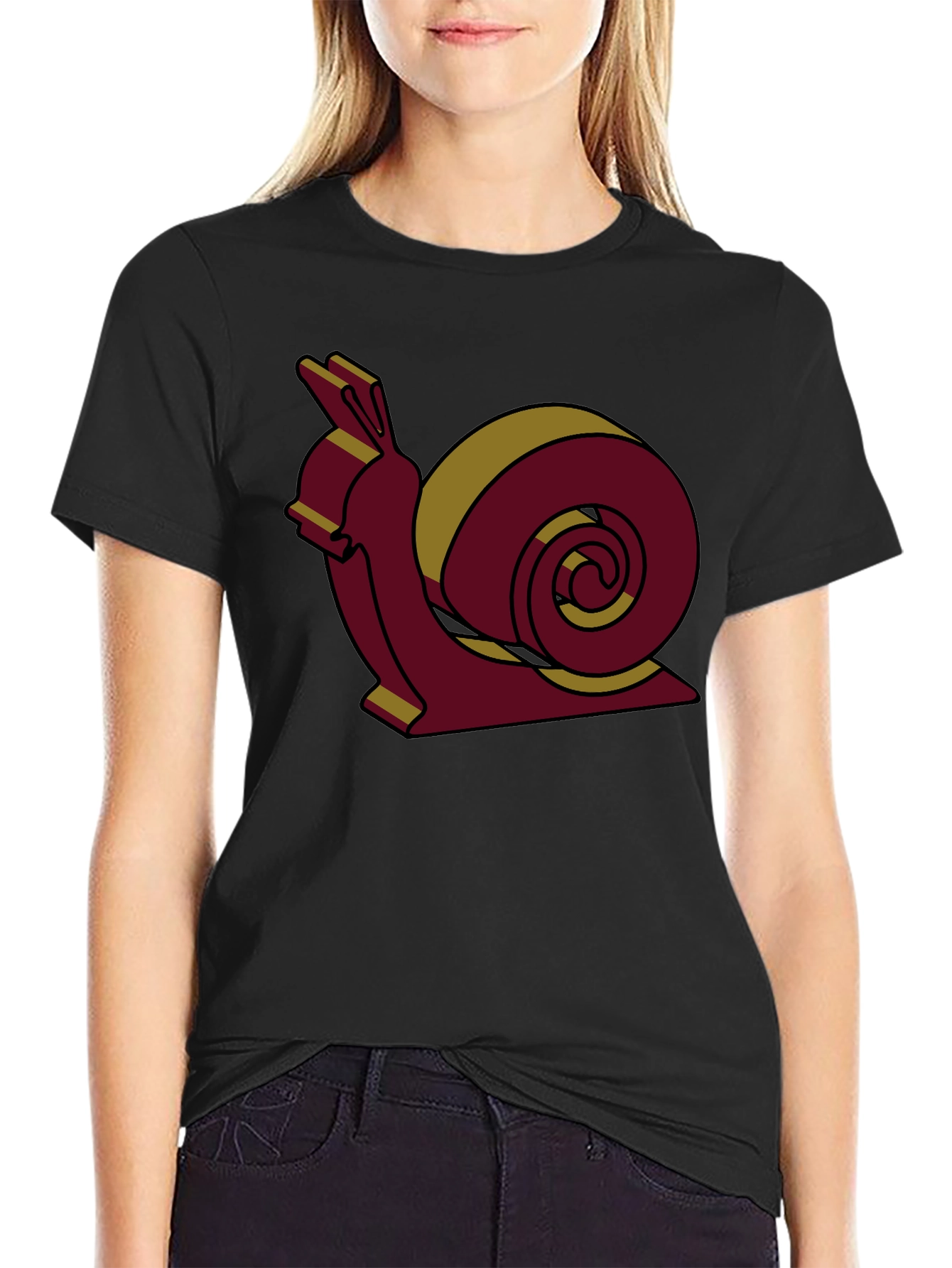 Snail Graphic Tee - Unique Design Comfortable Fit