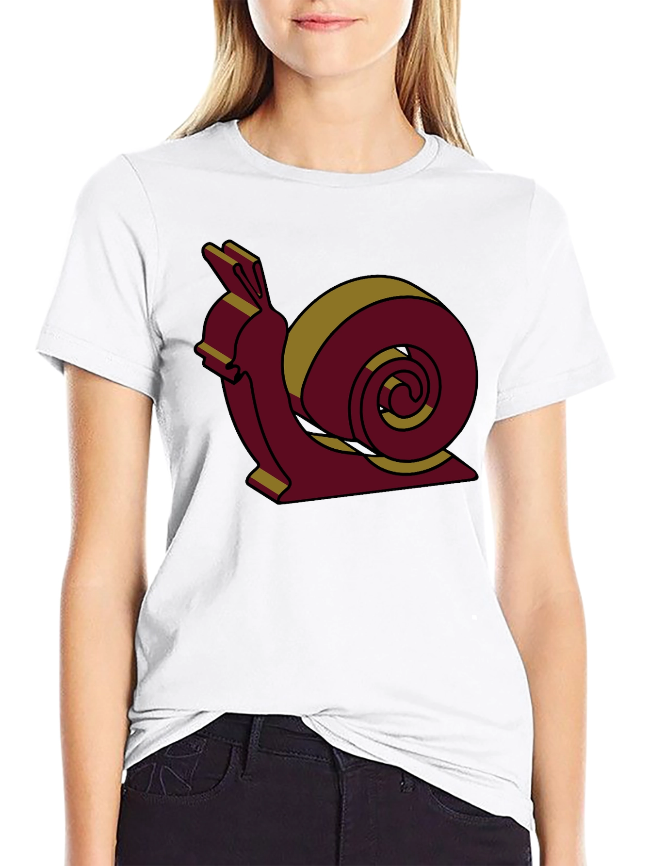 Snail Graphic Tee - Unique Design Comfortable Fit