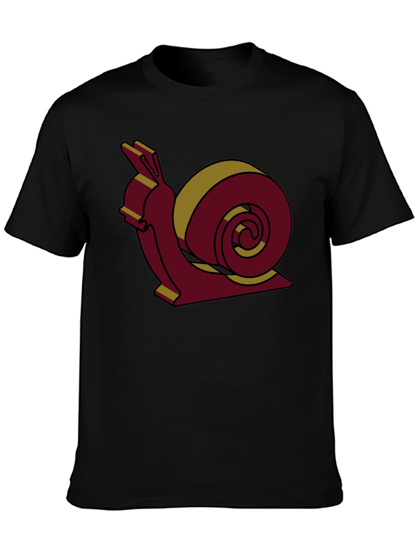 Snail Graphic Tee - Unique Design Comfortable Fit