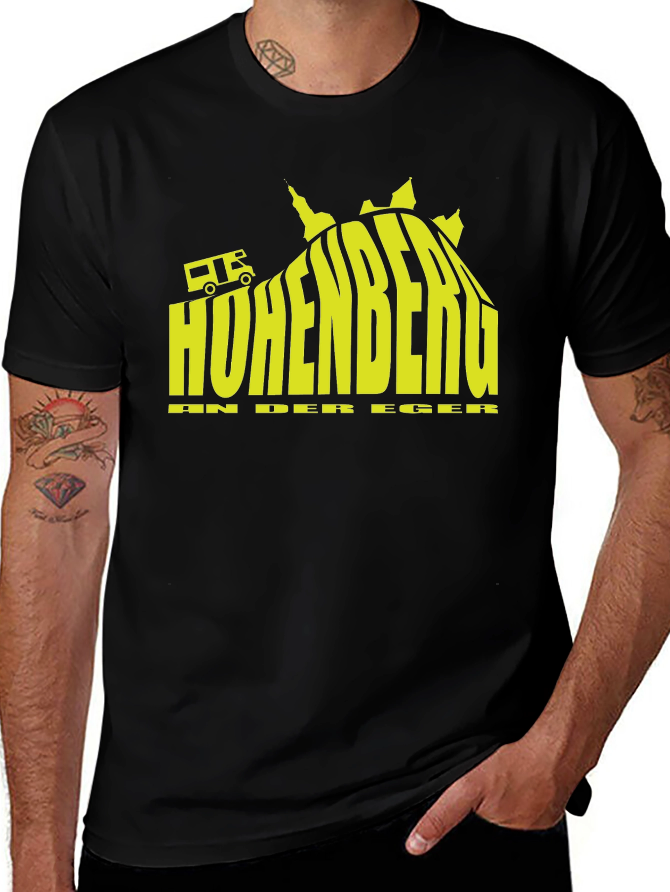 Hohenberg Camper Van Tee - Black