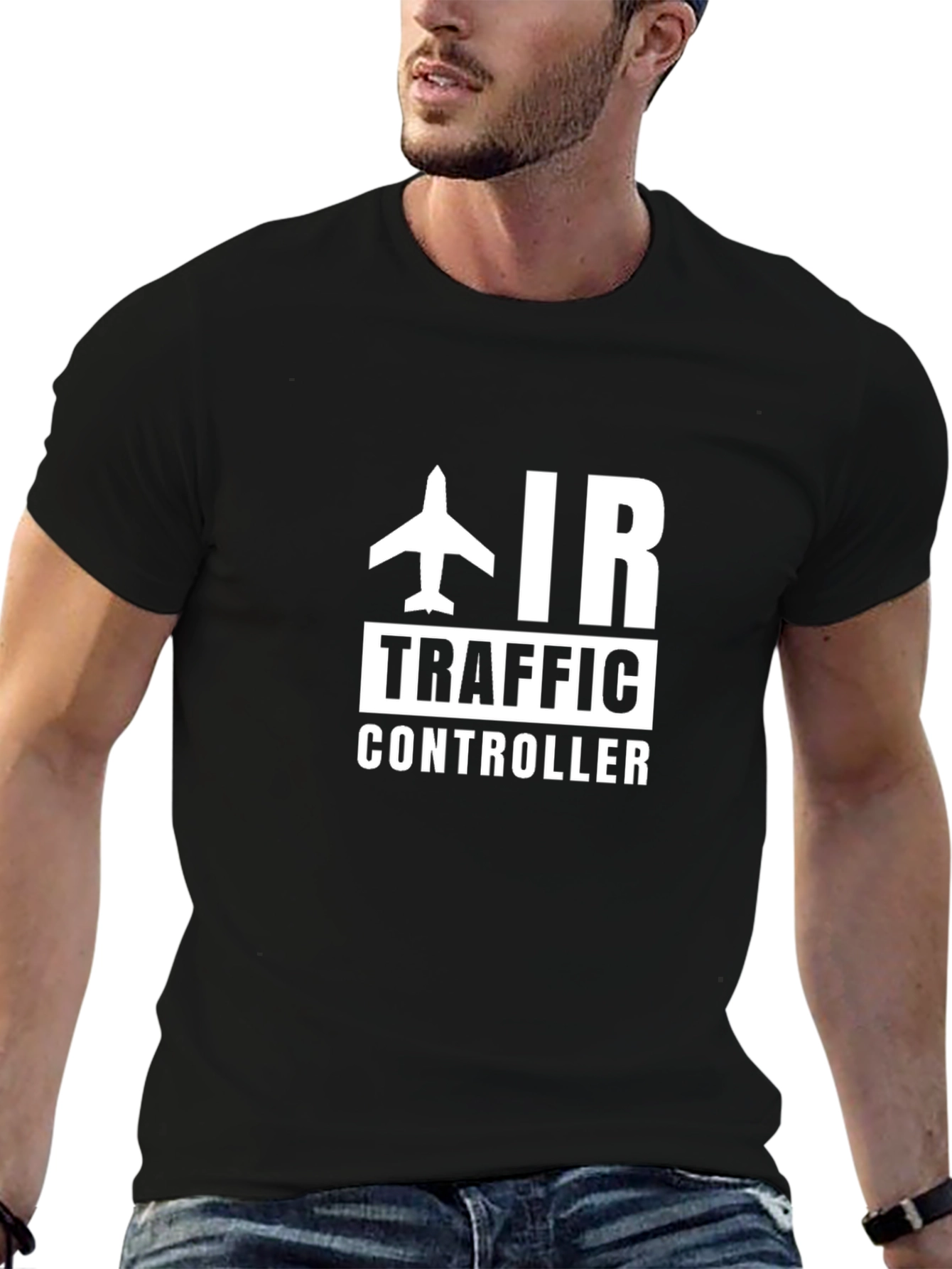 Air Traffic Controller Black T-Shirt