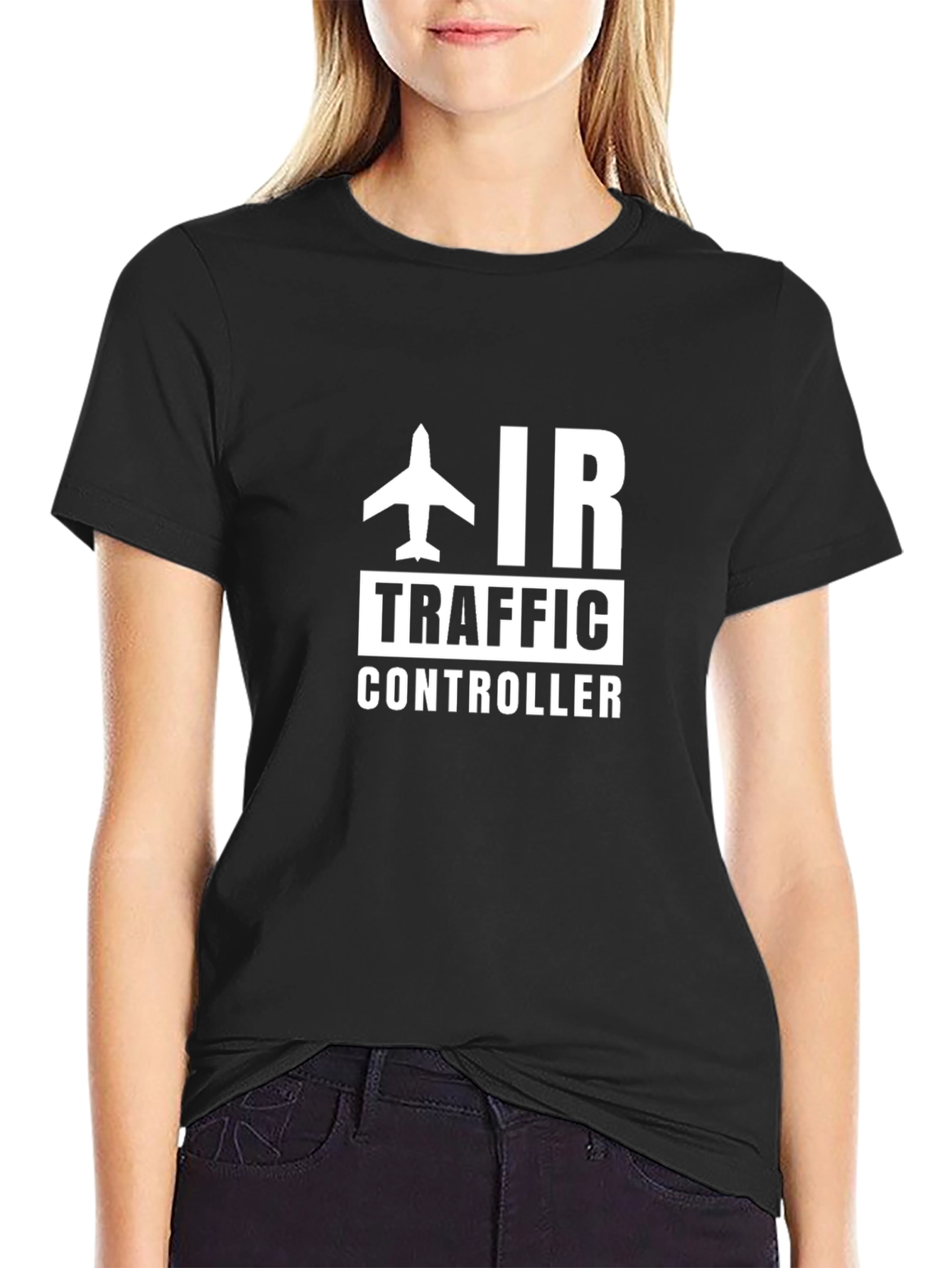 Air Traffic Controller Black T-Shirt