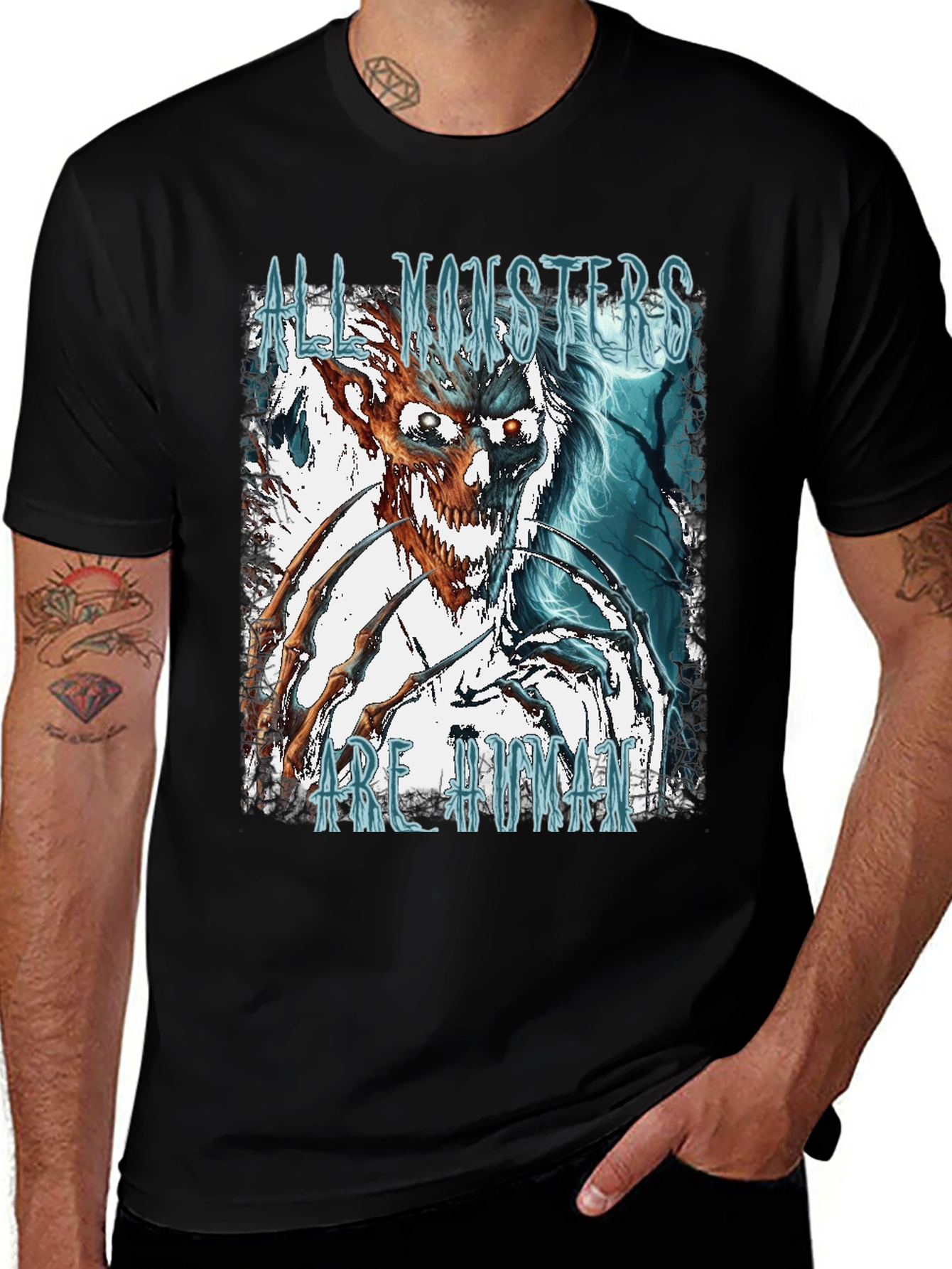 All Monsters Are Human Graphic Tee
