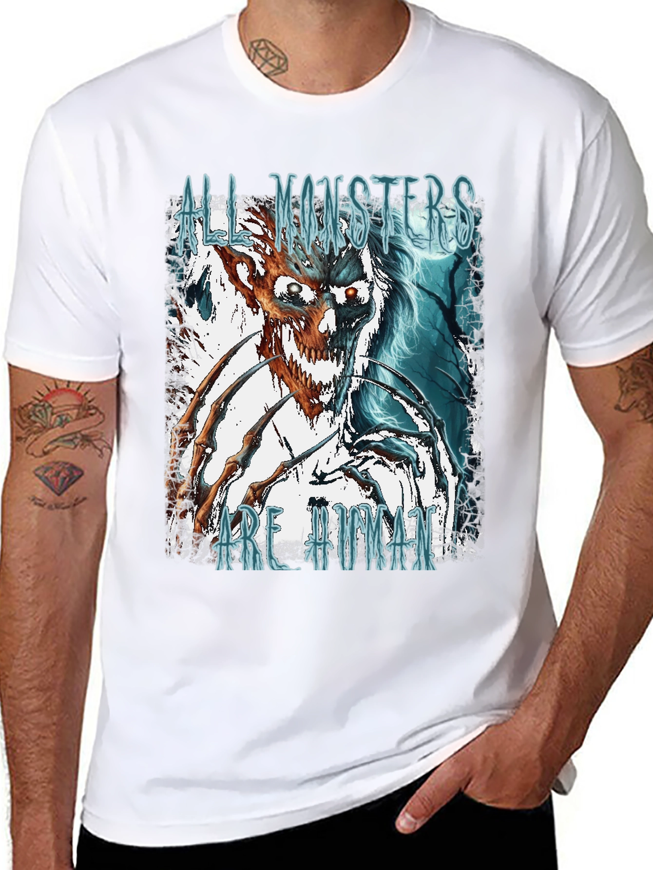 All Monsters Are Human Graphic Tee