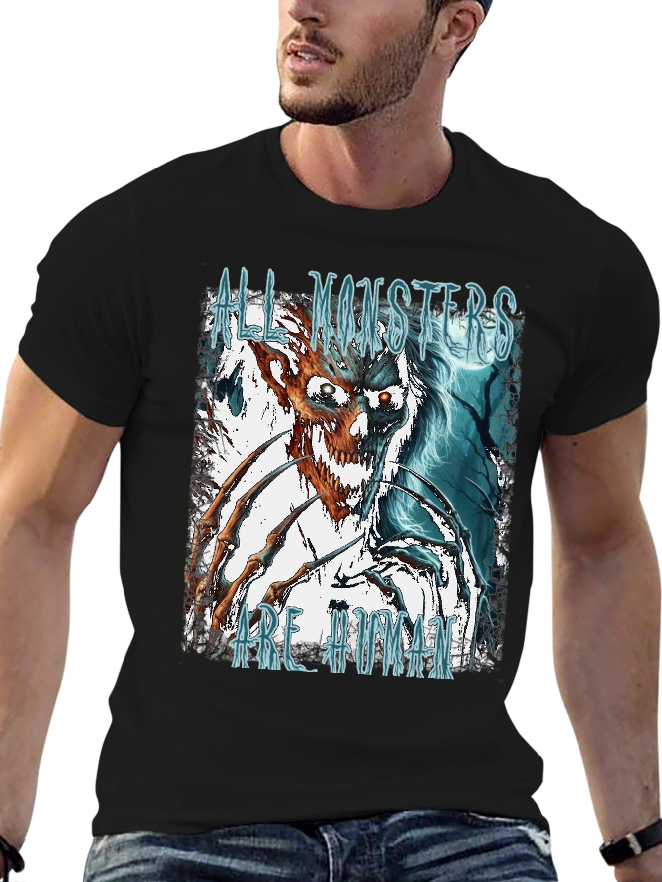 All Monsters Are Human Graphic Tee