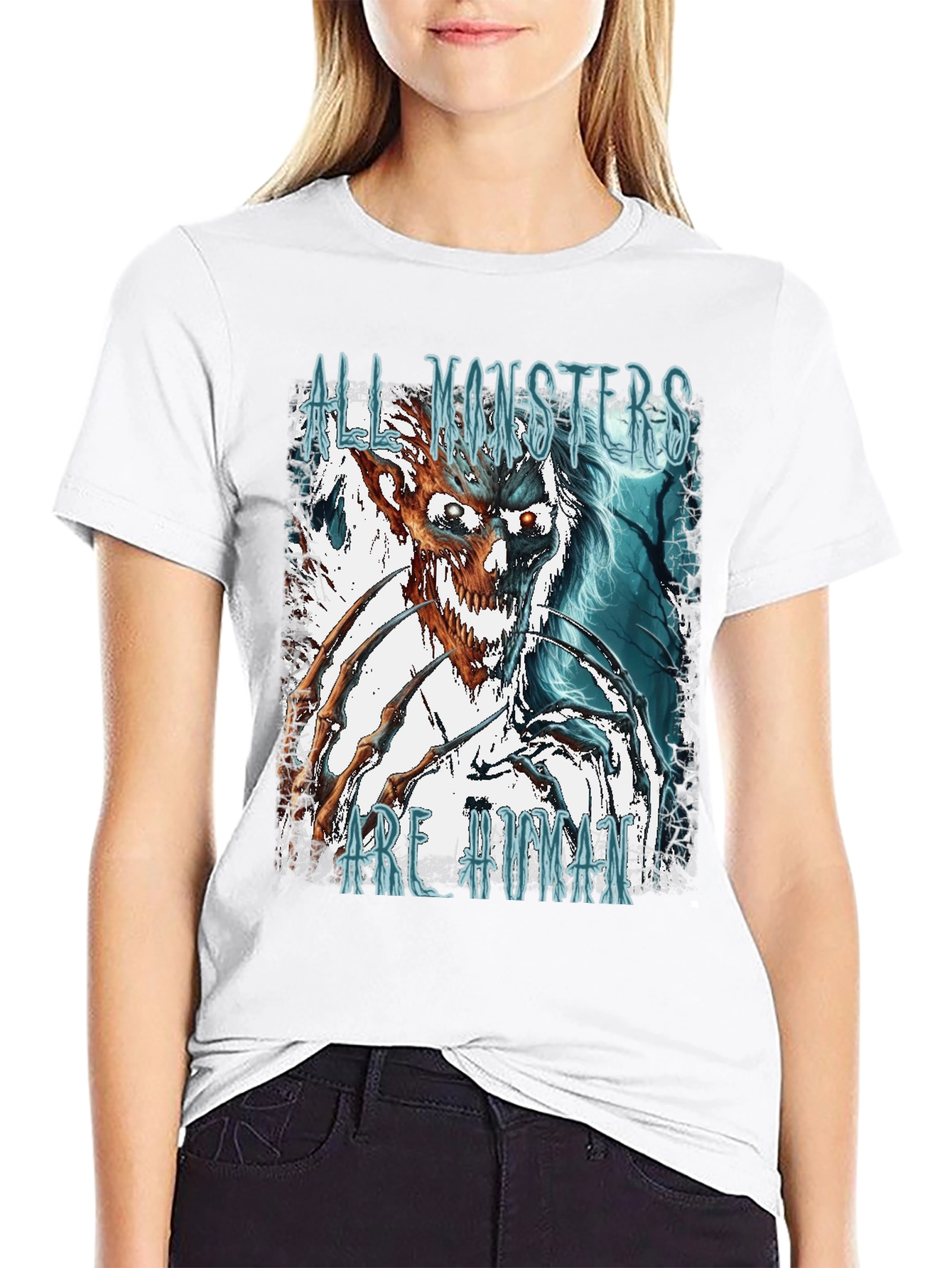 All Monsters Are Human Graphic Tee