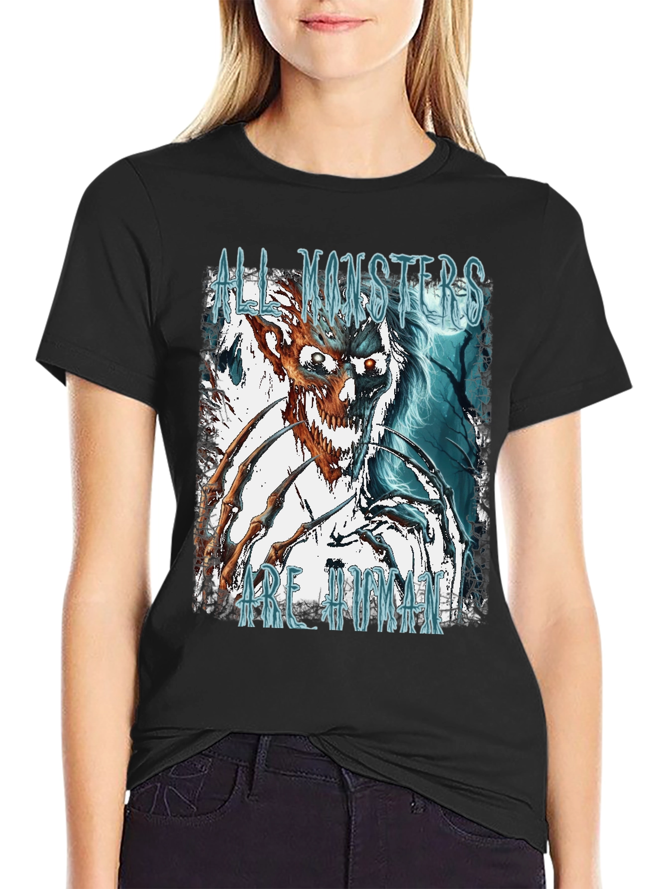 All Monsters Are Human Graphic Tee