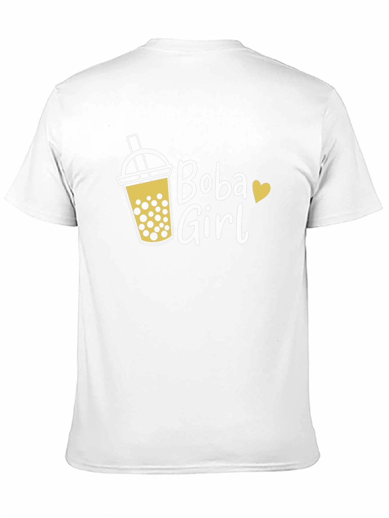 Boba Girl Graphic Tee - Cute Bubble Tea Shirt