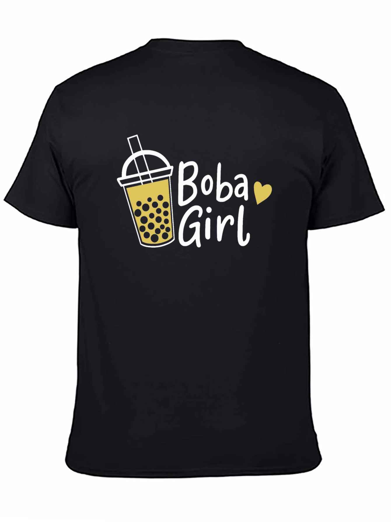 Boba Girl Graphic Tee - Cute Bubble Tea Shirt