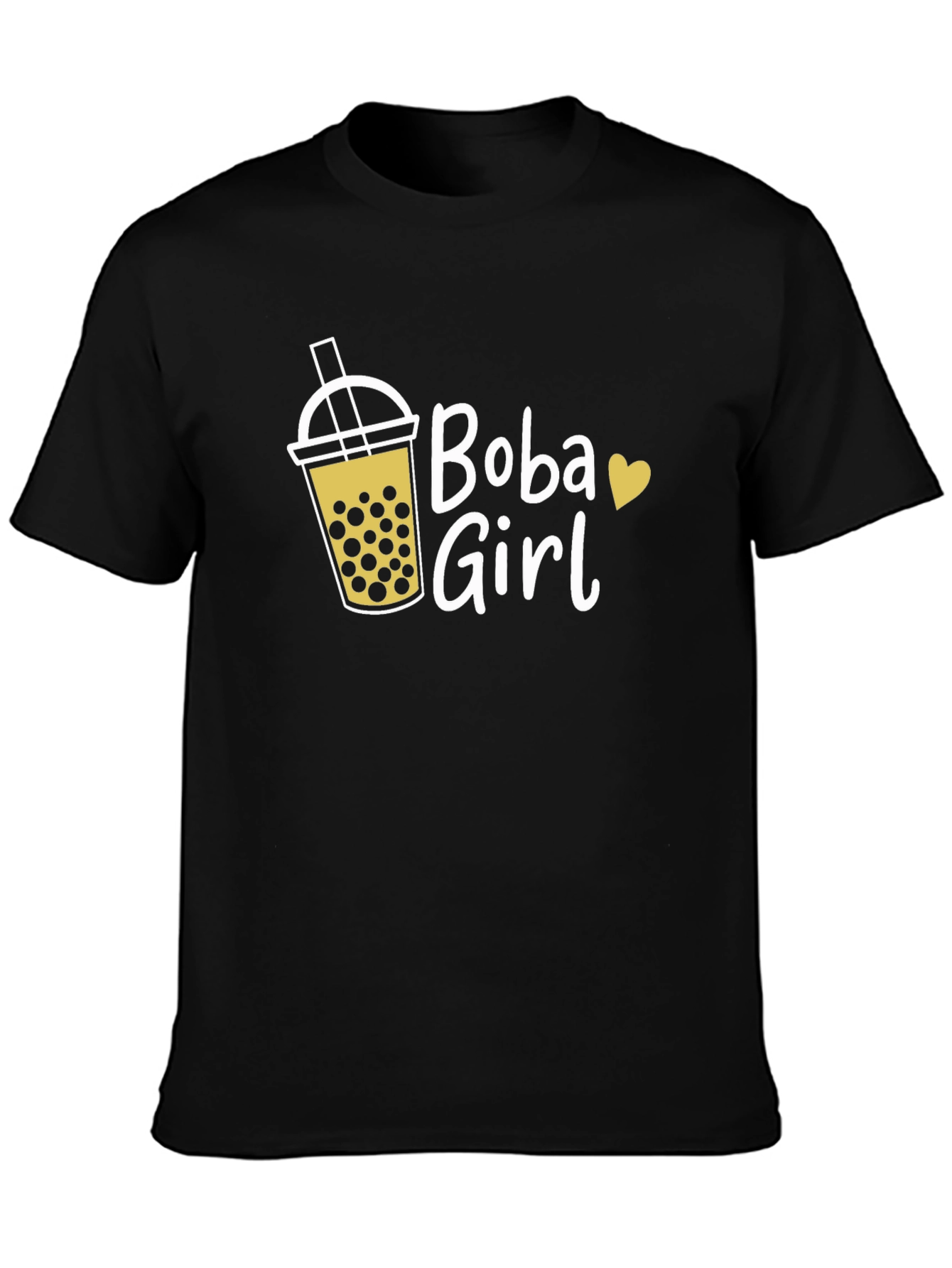 Boba Girl Graphic Tee - Cute Bubble Tea Shirt