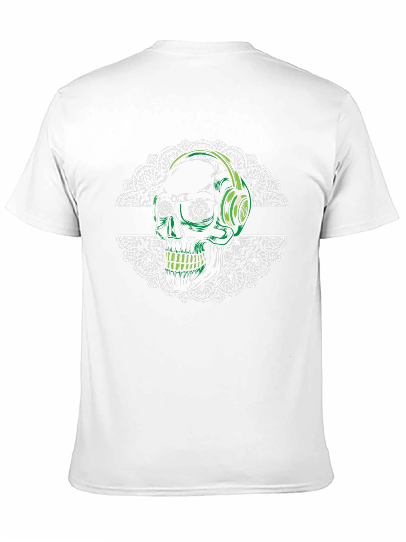 Skull Headphones Graphic T-Shirt