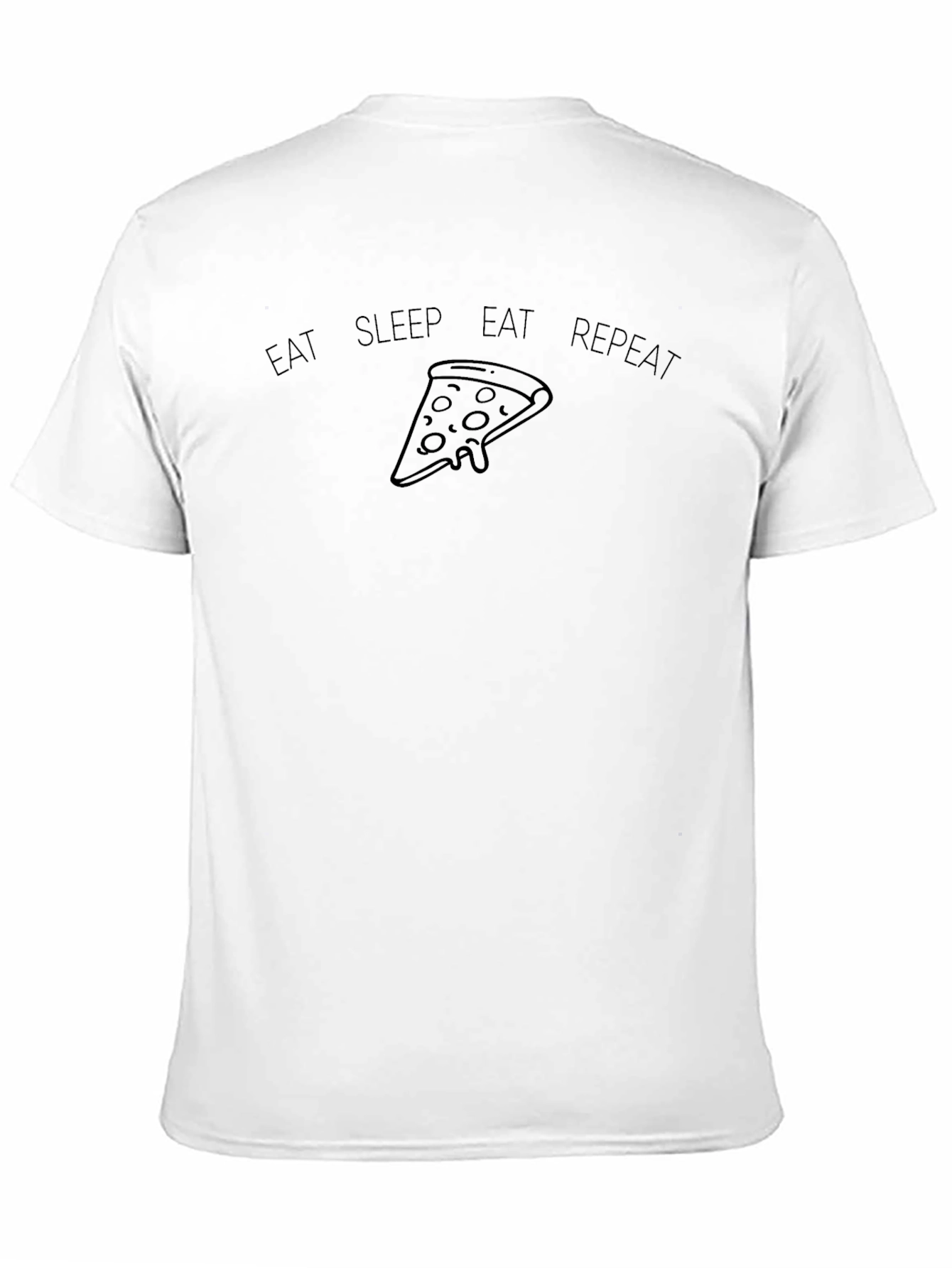 Eat Sleep Repeat Pizza T-Shirt