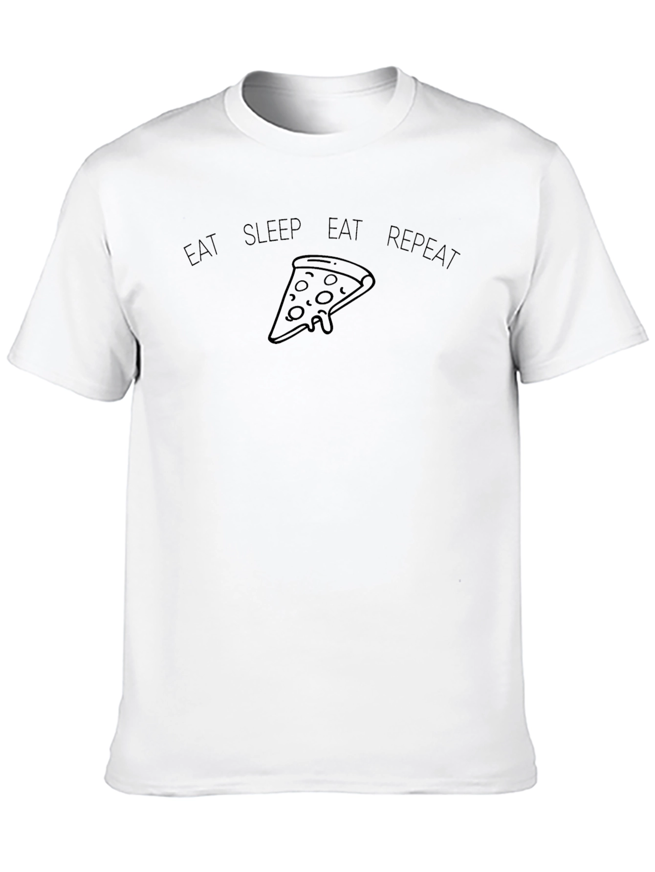 Eat Sleep Repeat Pizza T-Shirt