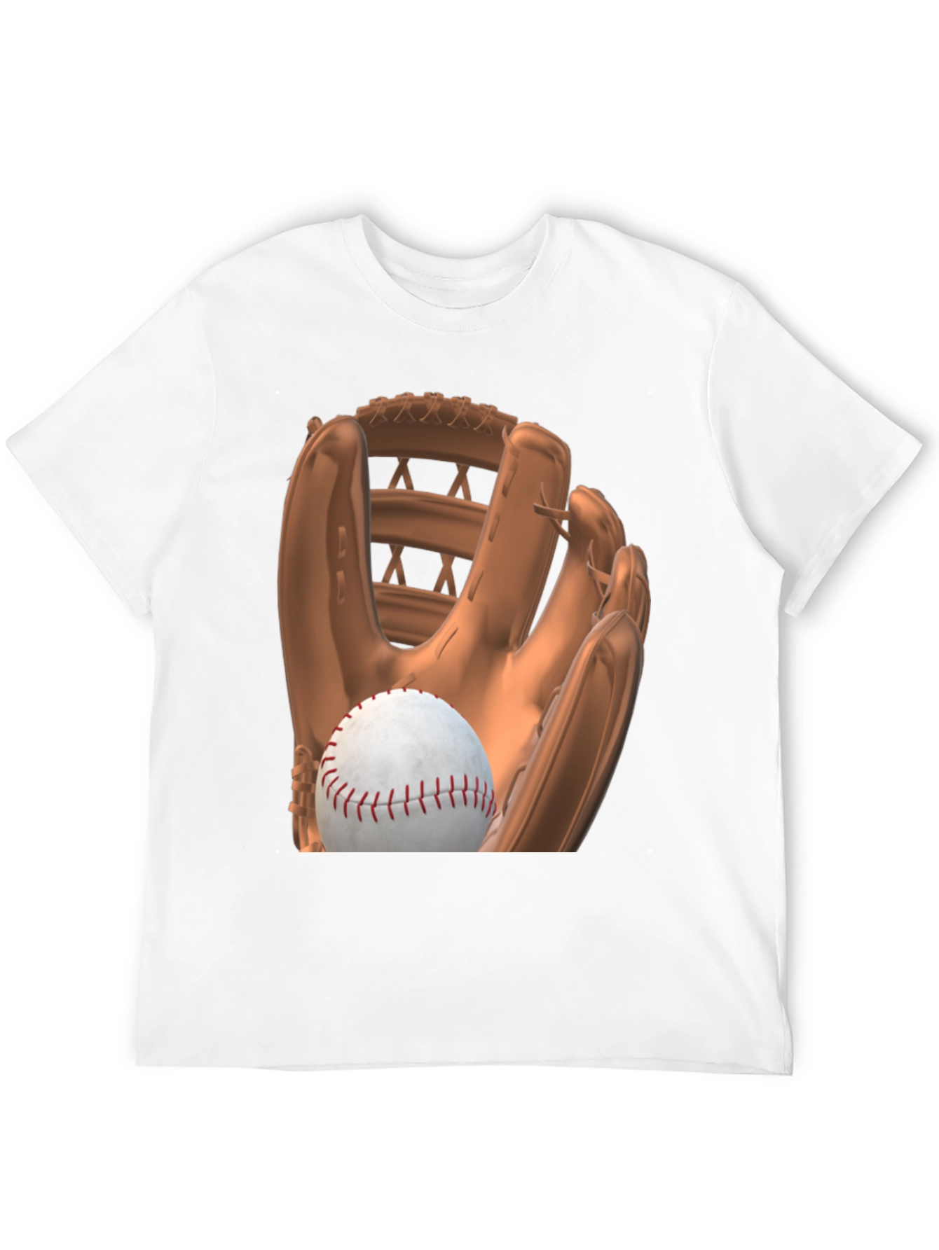 Baseball Glove and Ball Graphic Tee