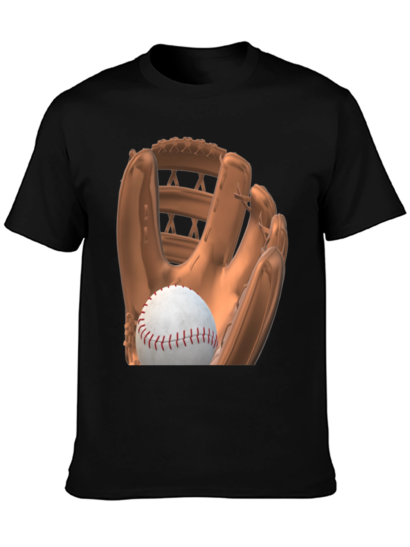 Baseball Glove and Ball Graphic Tee