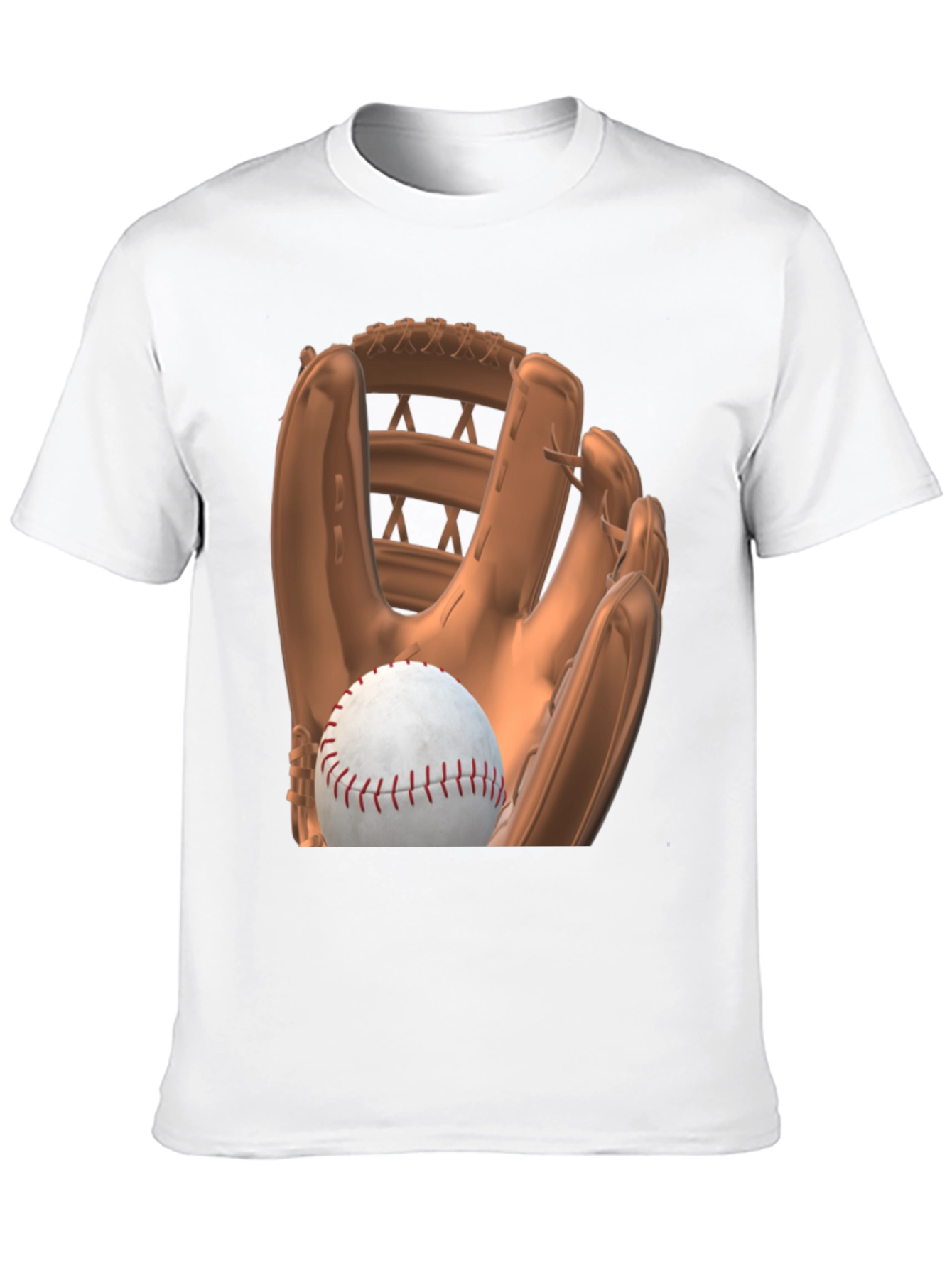 Baseball Glove and Ball Graphic Tee