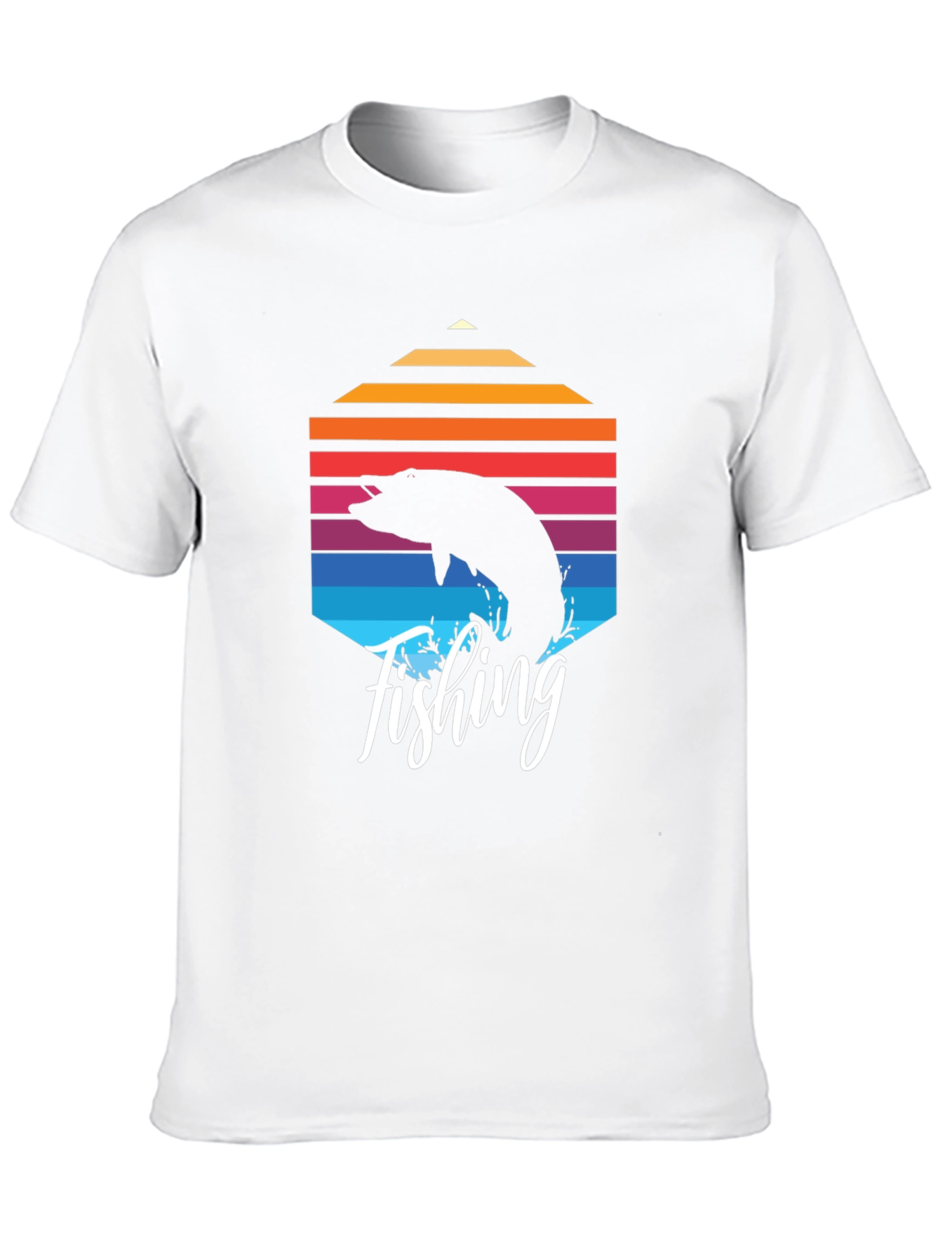 Fishing Graphic T-Shirt - Retro Design