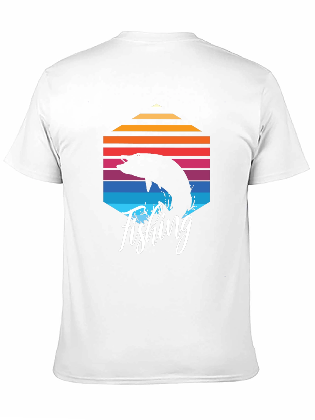 Fishing Graphic T-Shirt - Retro Design