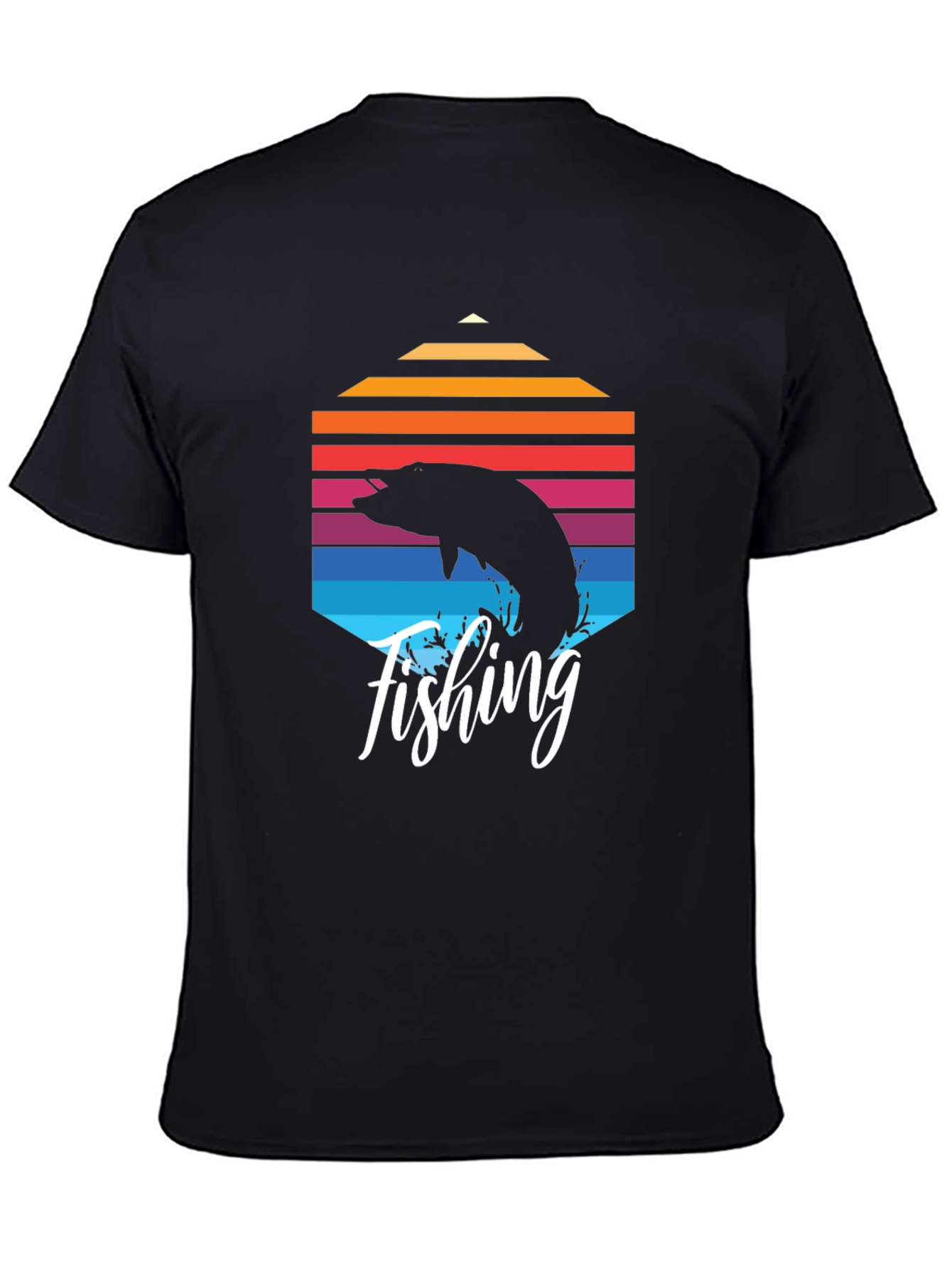 Fishing Graphic T-Shirt - Retro Design
