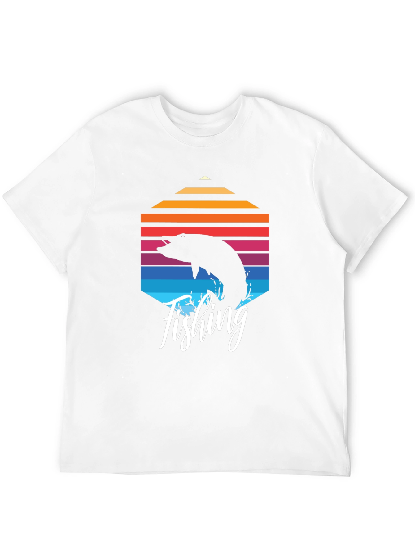 Fishing Graphic T-Shirt - Retro Design