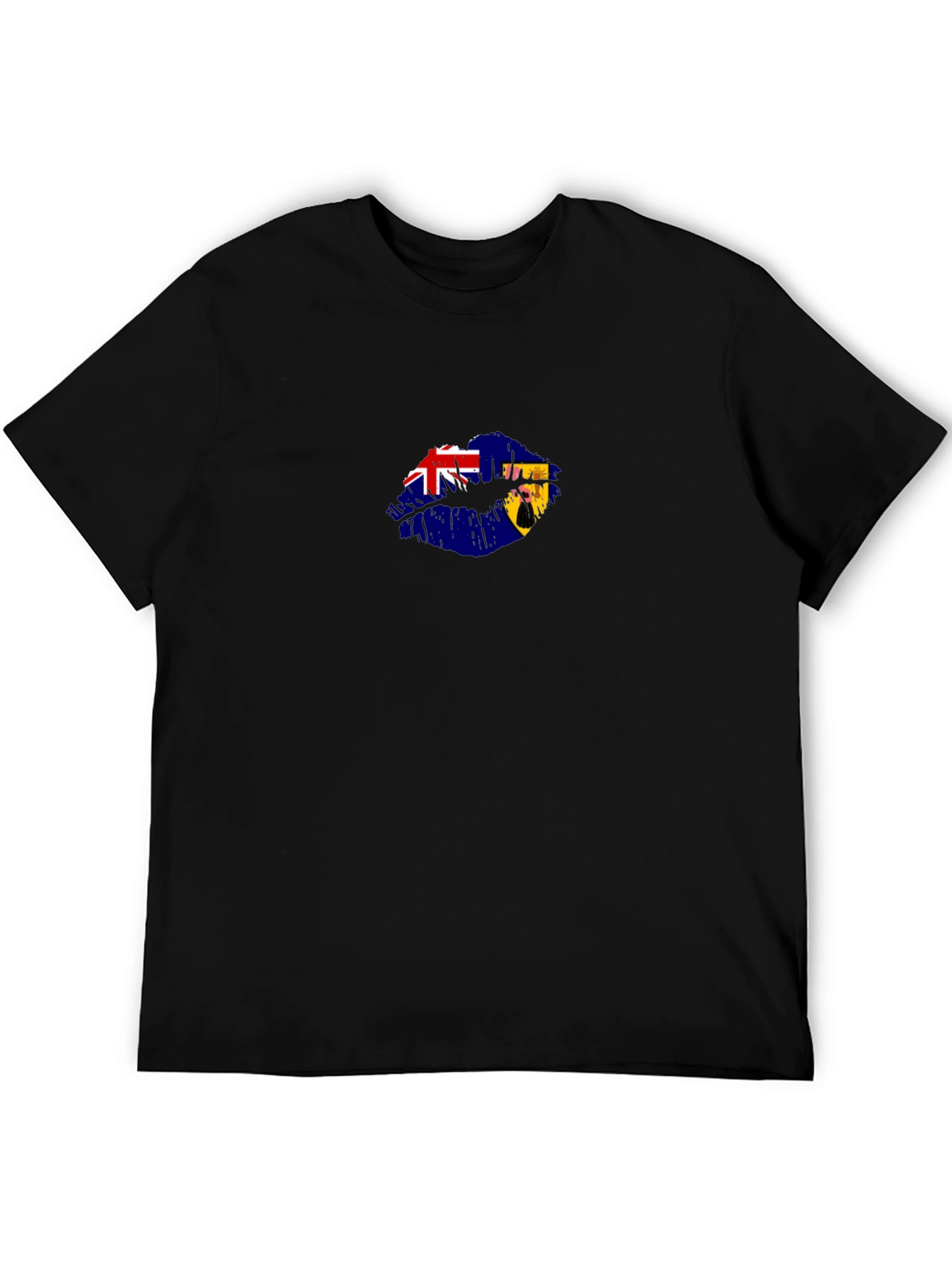 Turks & Caicos Islands Flag Lips T-Shirt