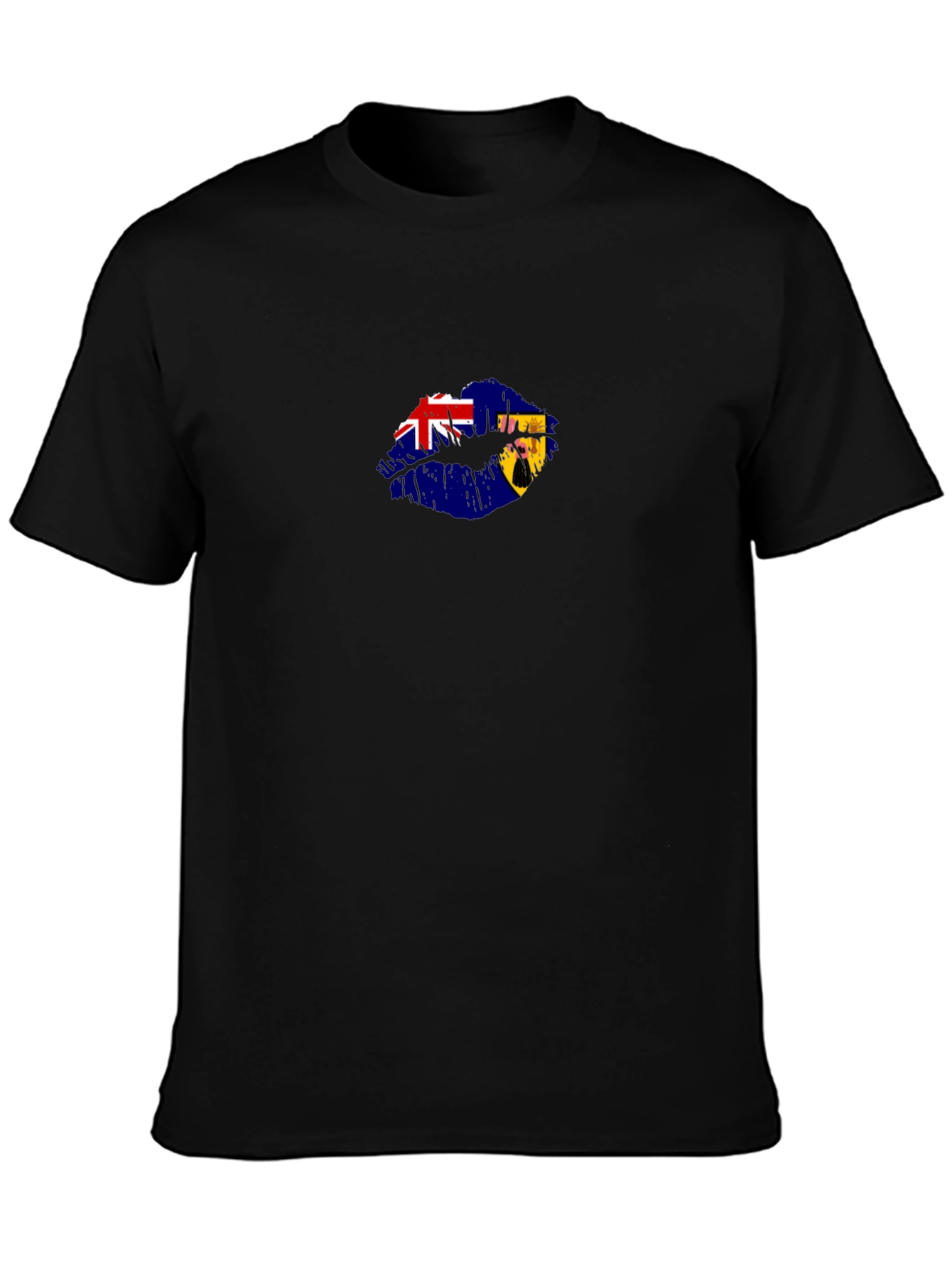 Turks & Caicos Islands Flag Lips T-Shirt