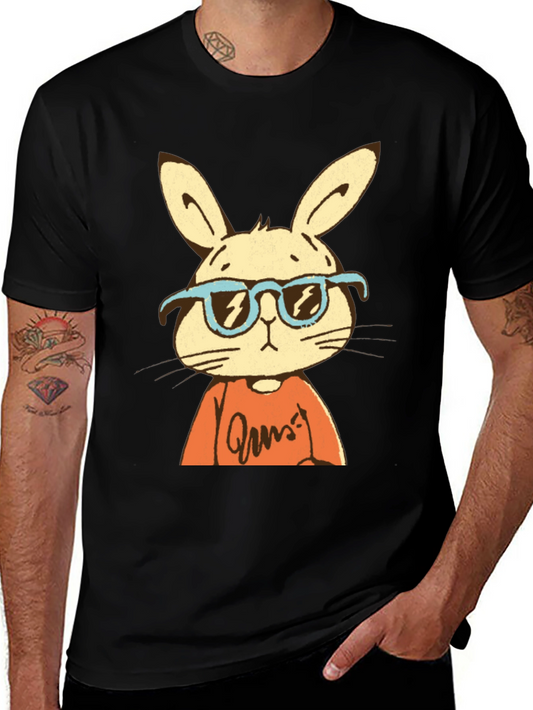 Cool Rabbit Graphic Tee - Casual Style