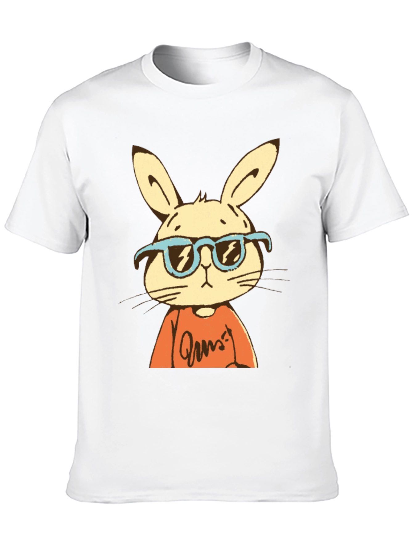 Cool Rabbit Graphic Tee - Casual Style