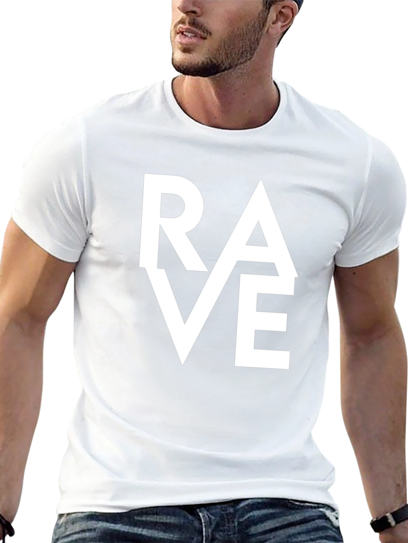 Rave Graphic T-Shirt - Black