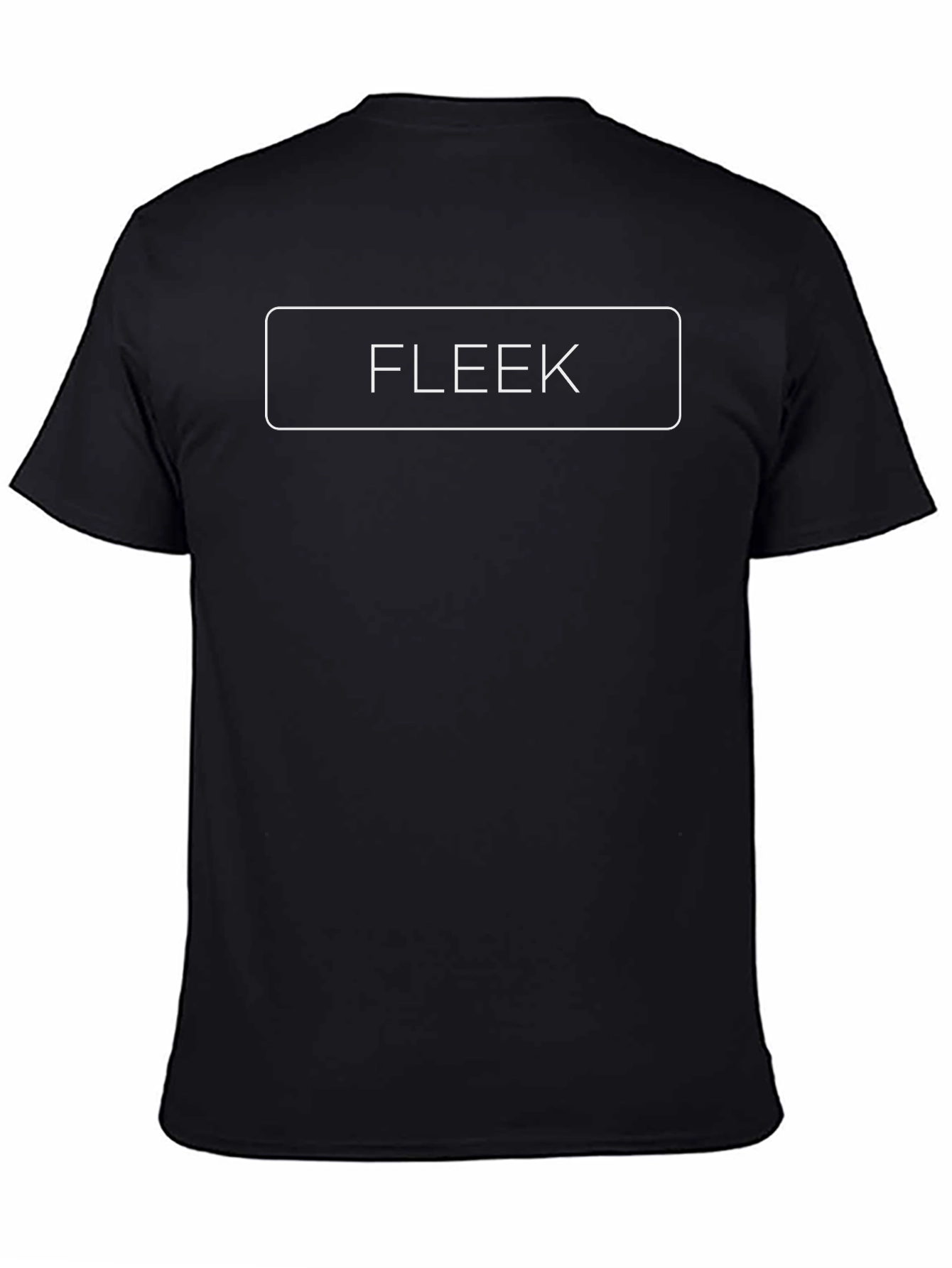 Sleek Black T-Shirt - FLEEK Graphic Print
