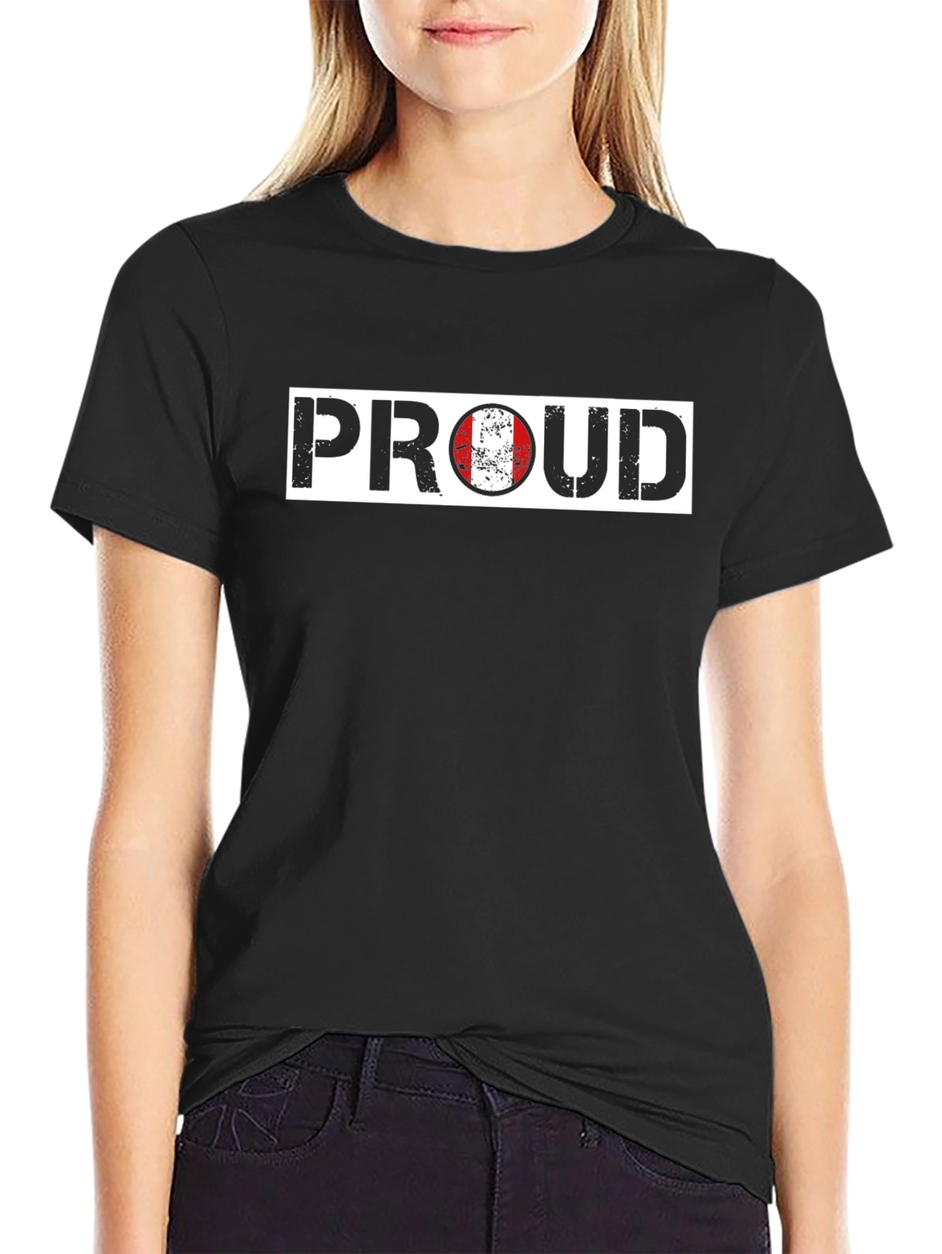 Proud Peru Flag Graphic T-Shirt