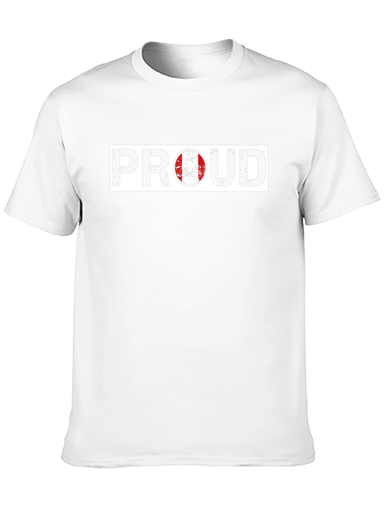 Proud Peru Flag Graphic T-Shirt