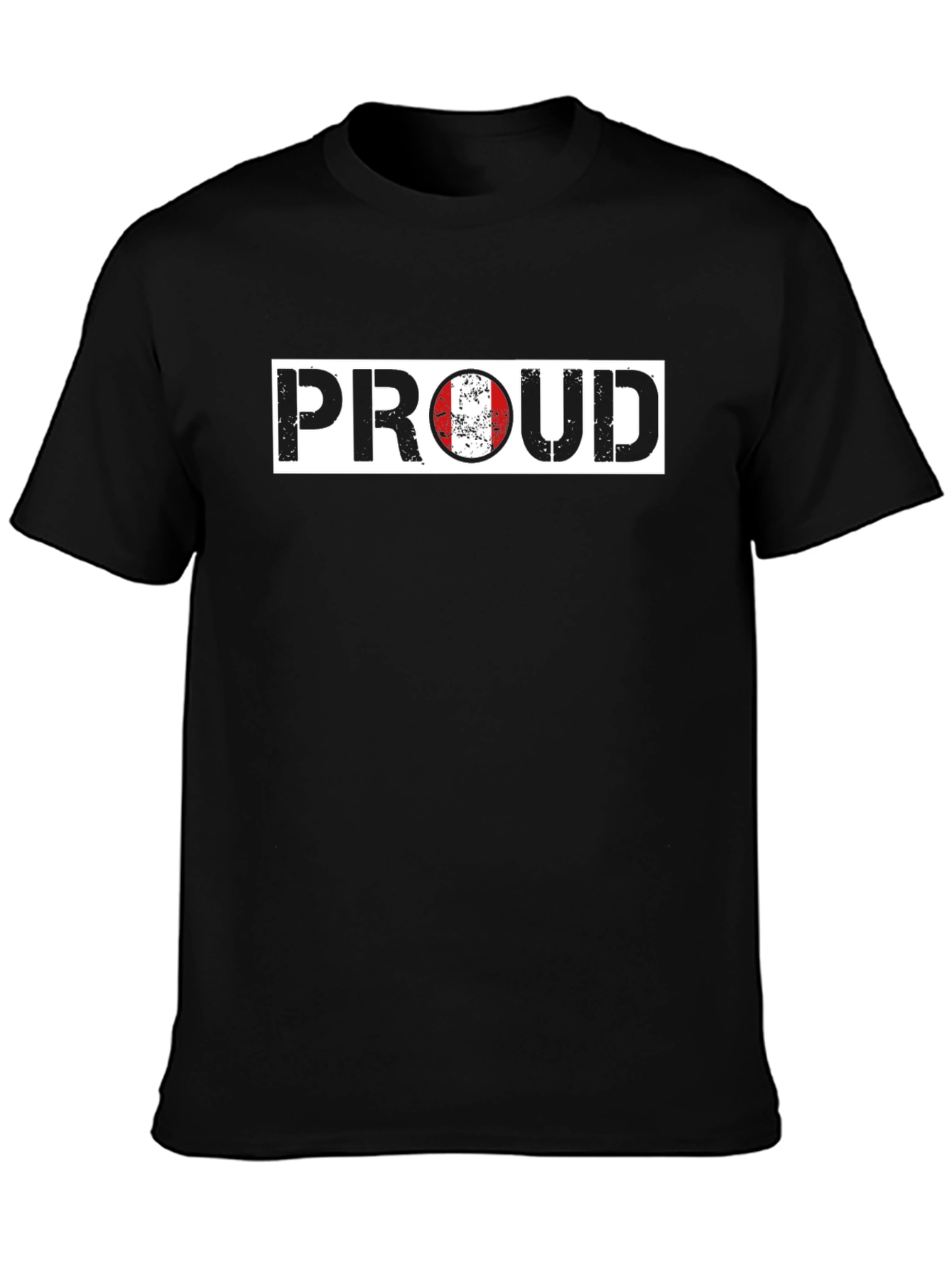 Proud Peru Flag Graphic T-Shirt