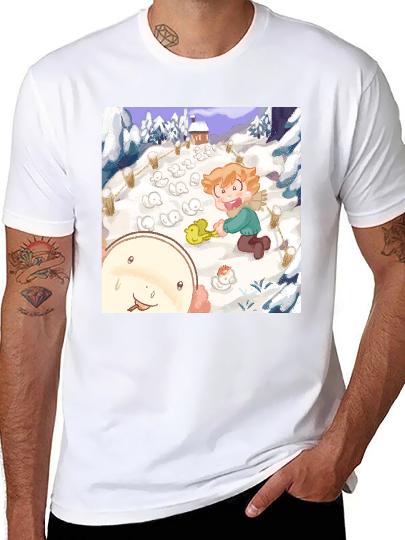 Winter Ducks Graphic Tee