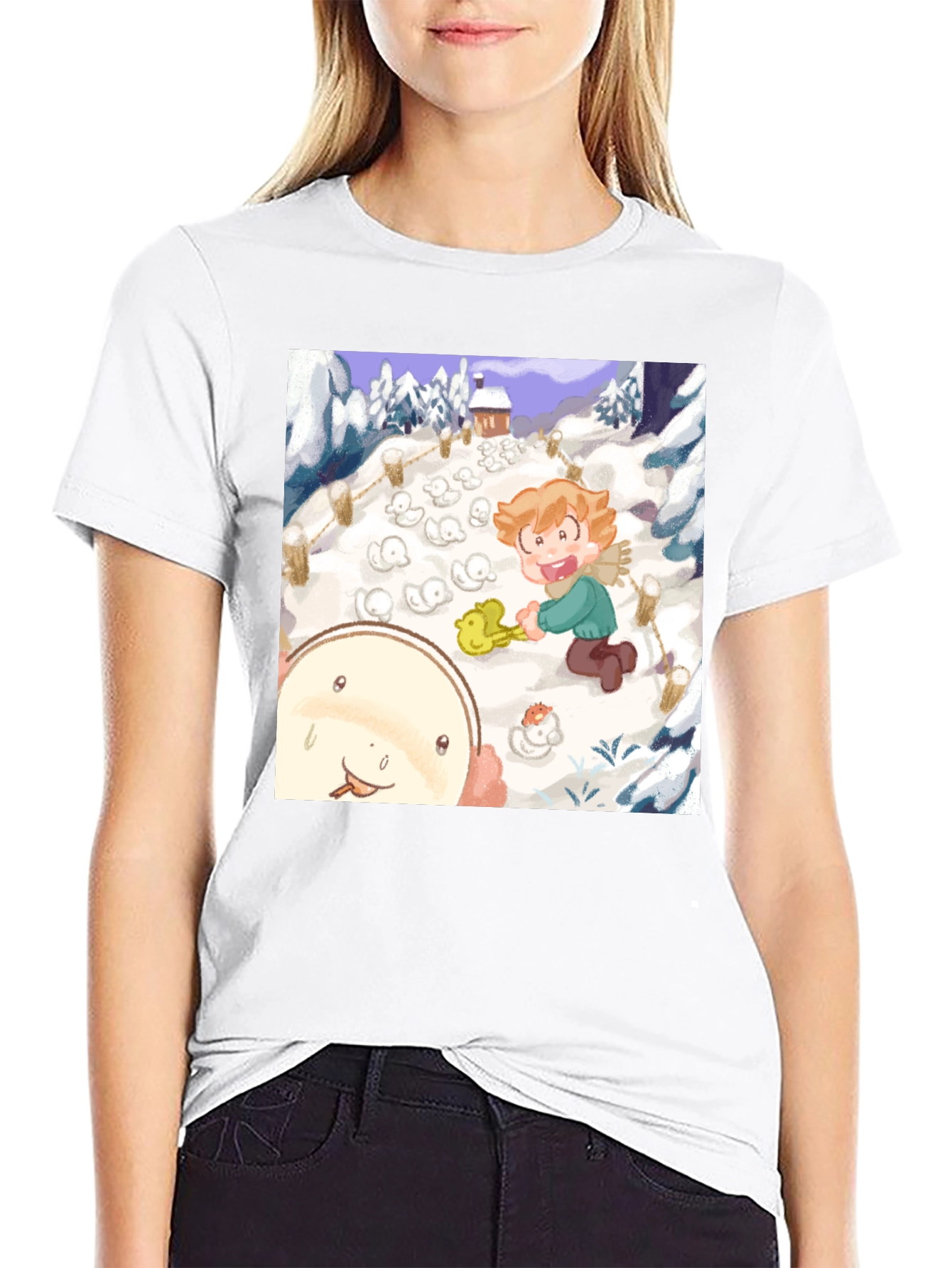Winter Ducks Graphic Tee