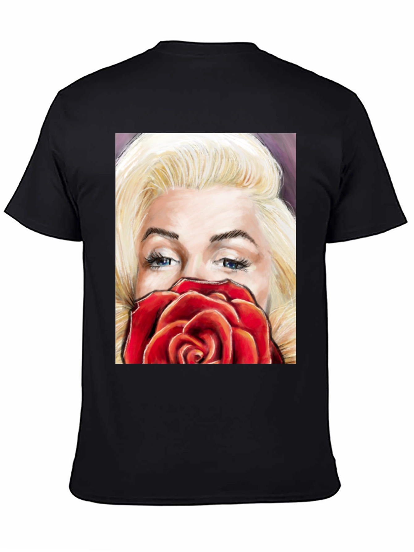 Marilyn Rose Graphic Tee - Classic Style