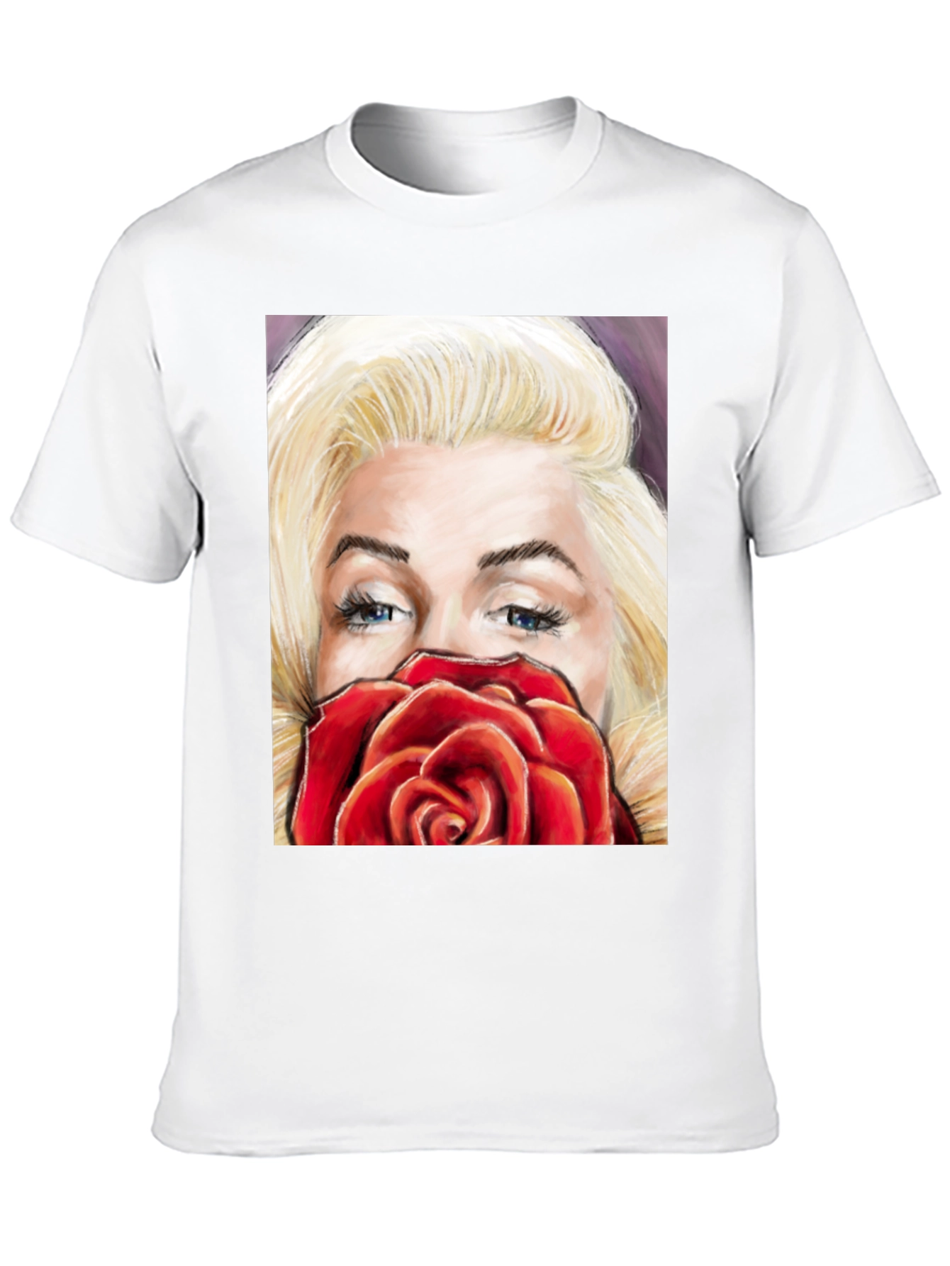 Marilyn Rose Graphic Tee - Classic Style