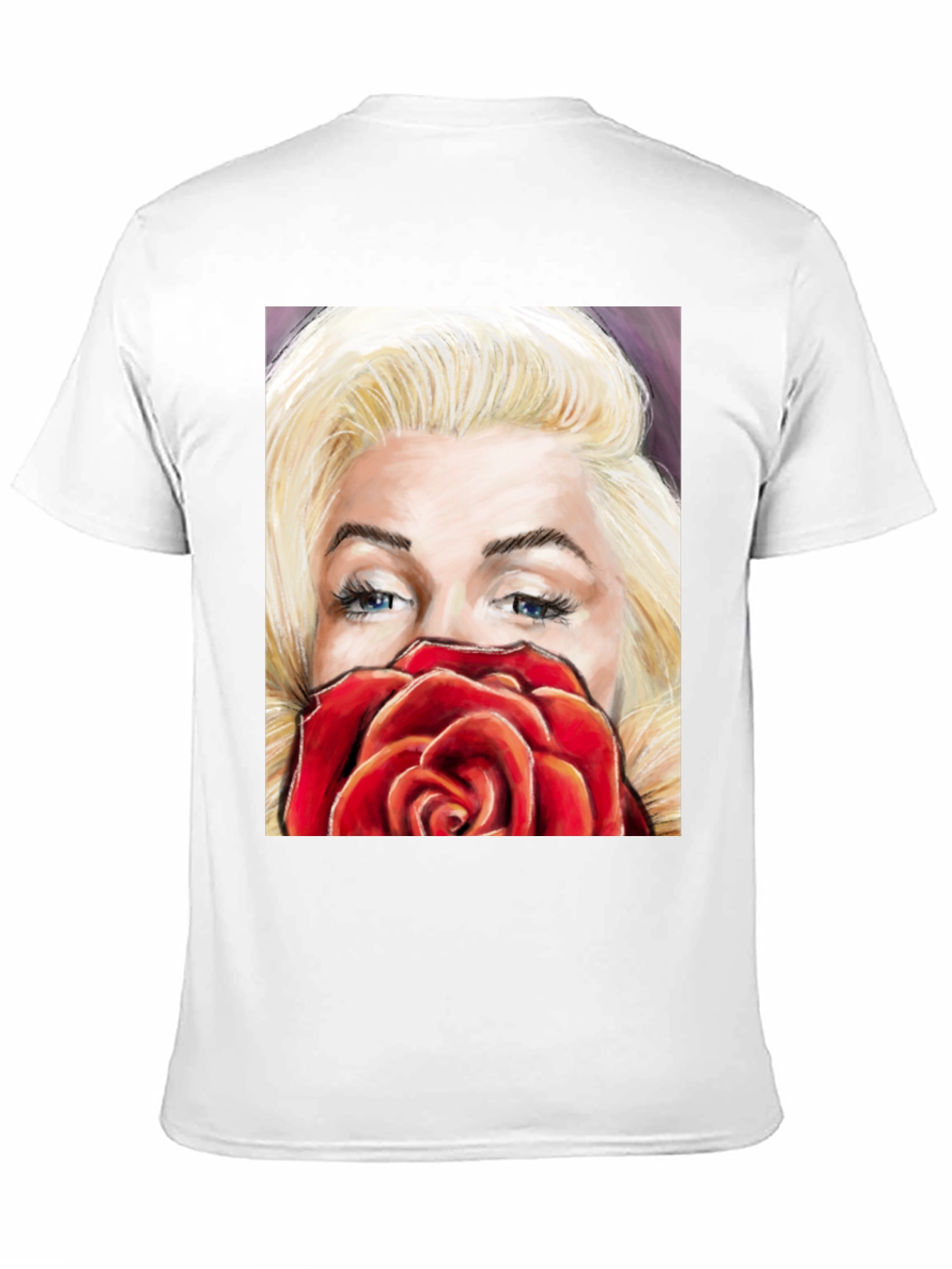 Marilyn Rose Graphic Tee - Classic Style