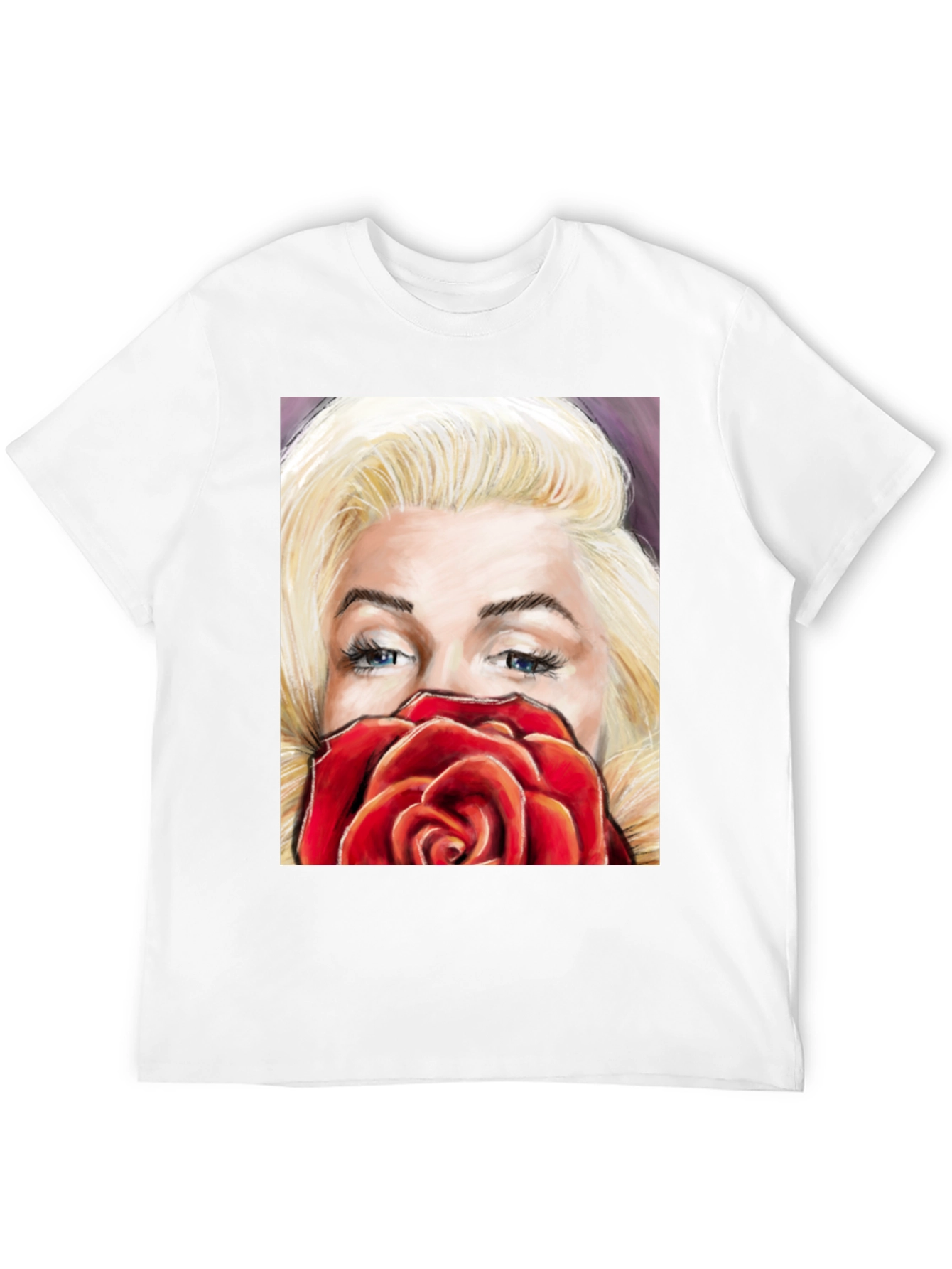Marilyn Rose Graphic Tee - Classic Style