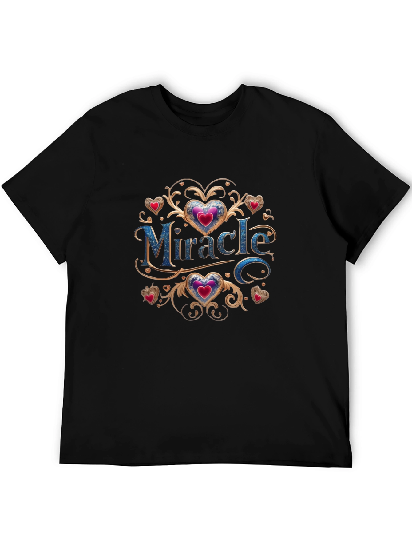 Miracle Heart Graphic Tee - Soft Cotton Blend
