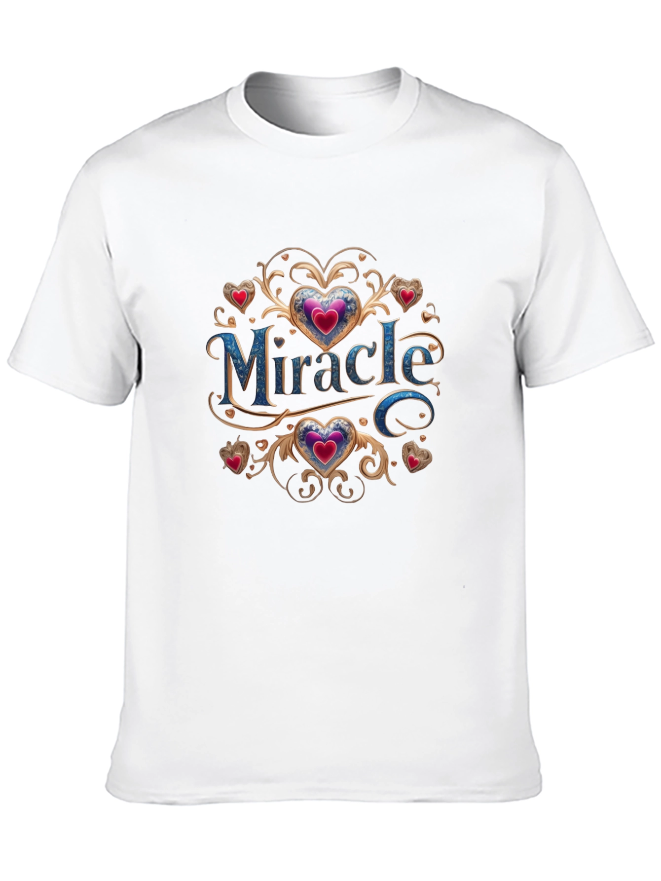 Miracle Heart Graphic Tee - Soft Cotton Blend